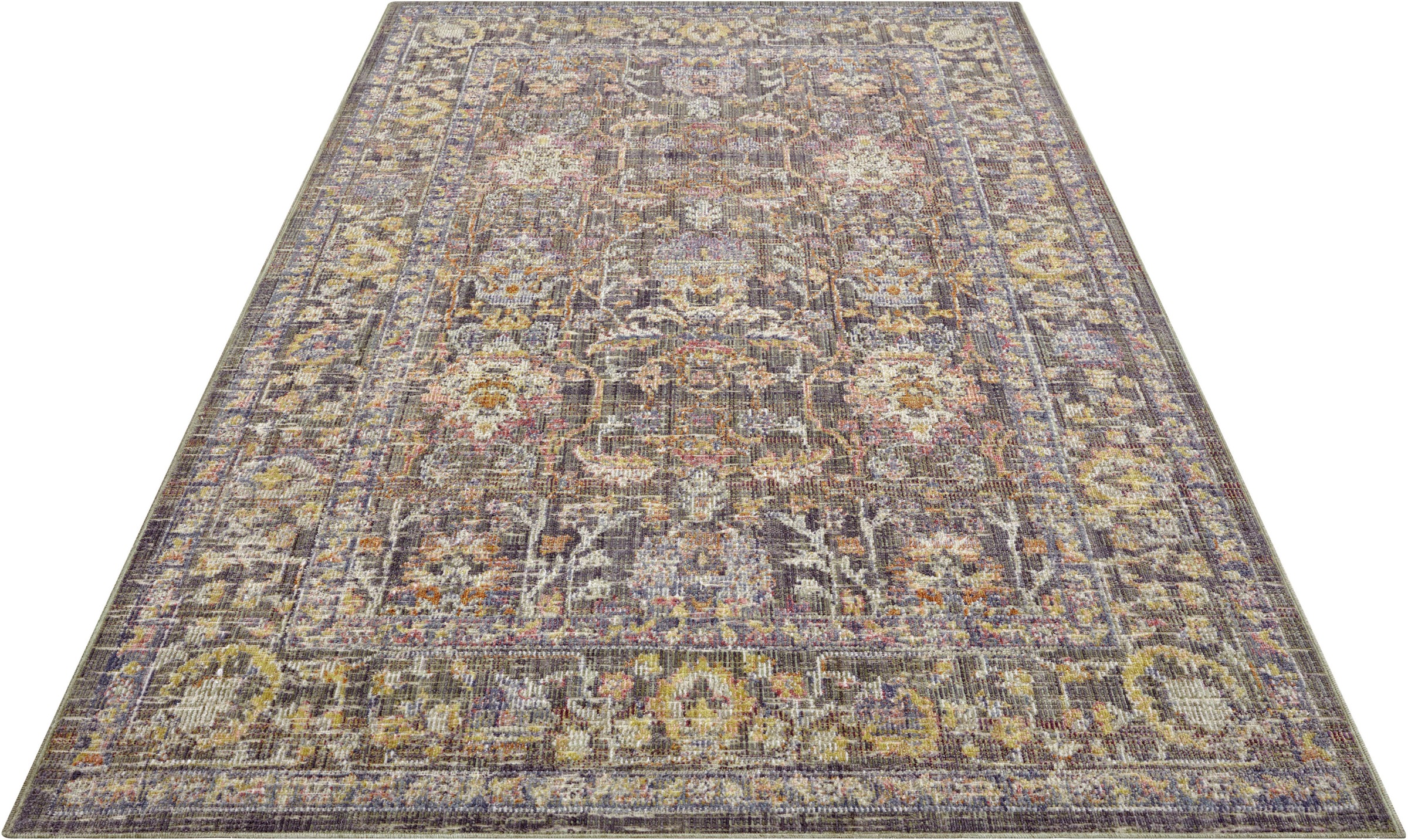 NORTHRUGS Teppich »Luxor«, rechteckig, 3 mm Höhe, In-& Outdoor, Läufer, wetterfest, Balkon, Wohnzimmer, Orient