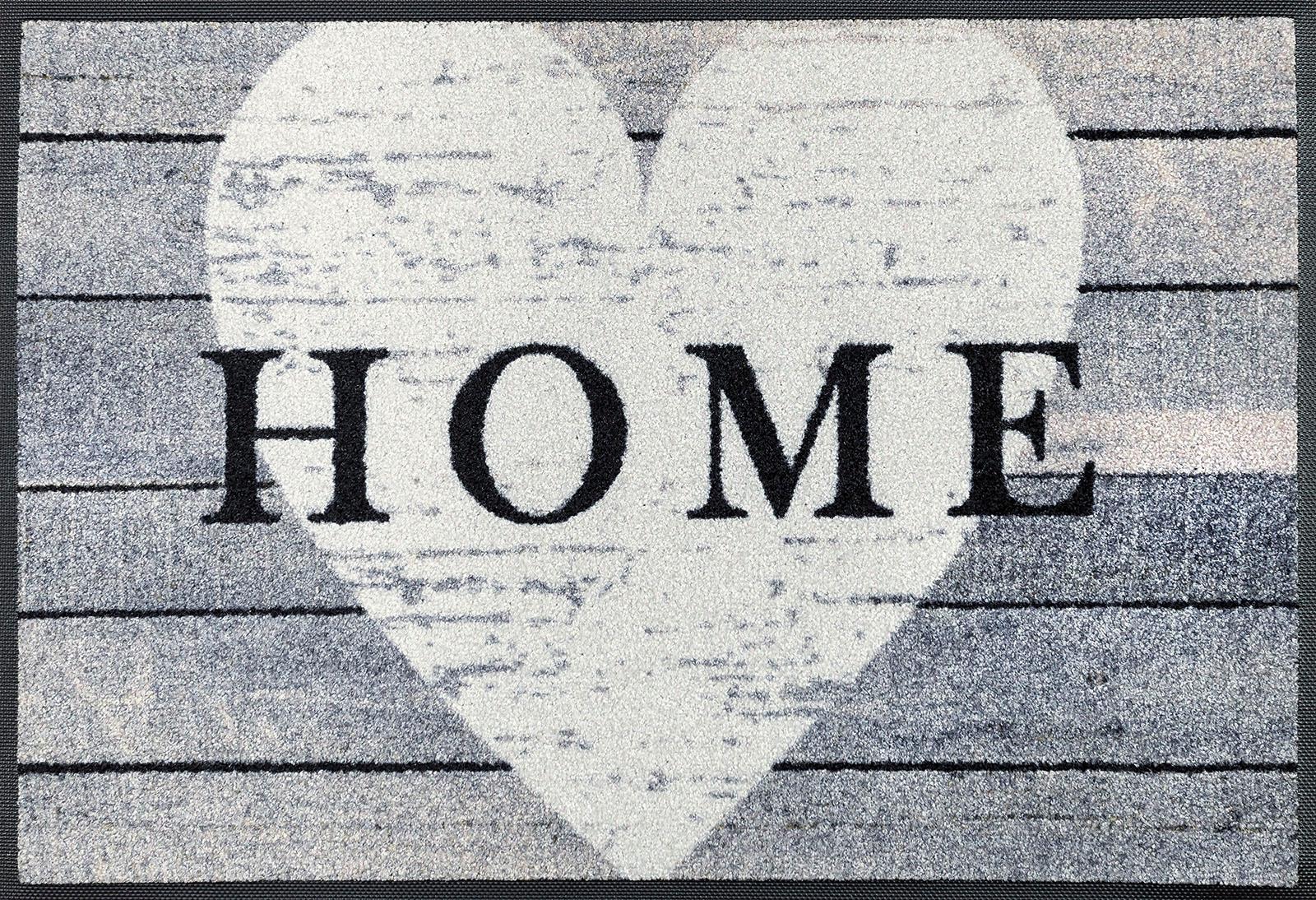 wash+dry by Kleen-Tex Fussmatte »Heart at Home«, rechteckig,  Schmutzfangmatte, Motiv Herz, rutschhemmend, waschbar online shoppen |  Jelmoli-Versand
