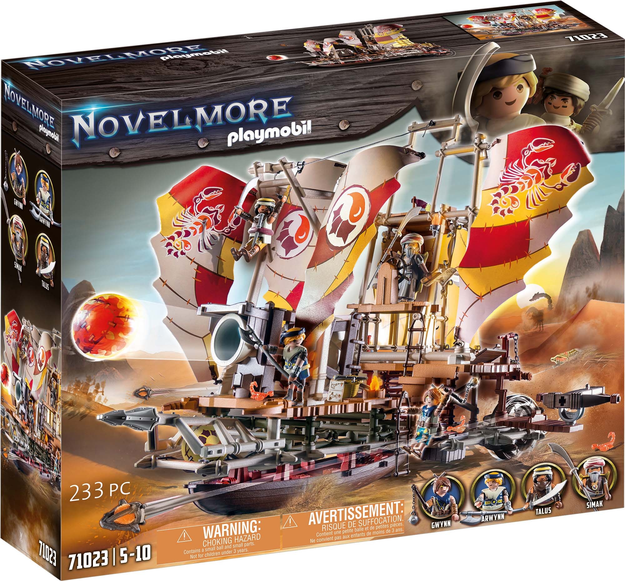 Playmobil® Konstruktions-Spielset »Sal'ahari Sands - Sandsturmbrecher (71023), Novelmore«, (233 St.), Made in Germany