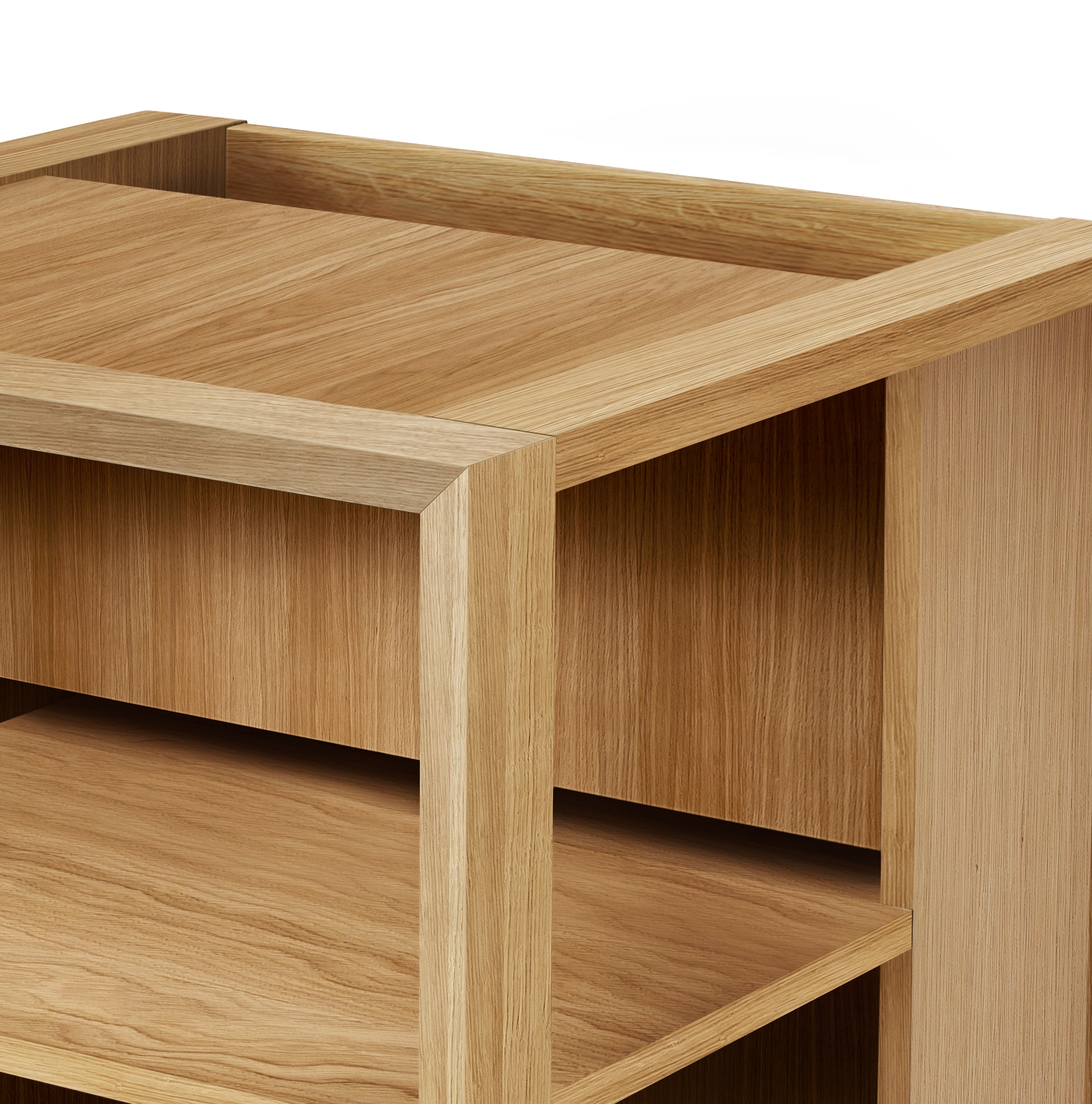Woodman Couchtisch »Cube«, Holzfurnier aus Eiche, FSC®-zertifiziert