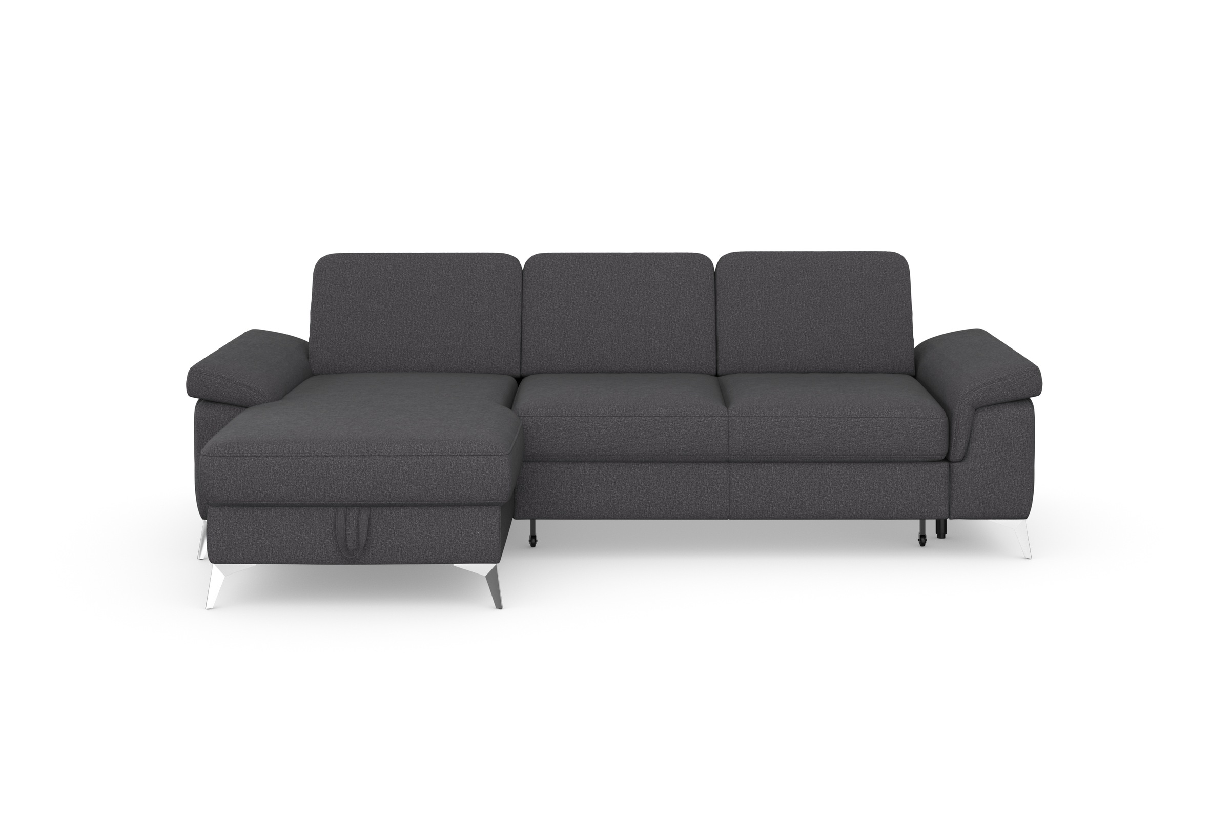 sit&more Ecksofa »Padua L-Form«, inklusive Sitztiefenverstellung, Armteilfunktion und Federkern