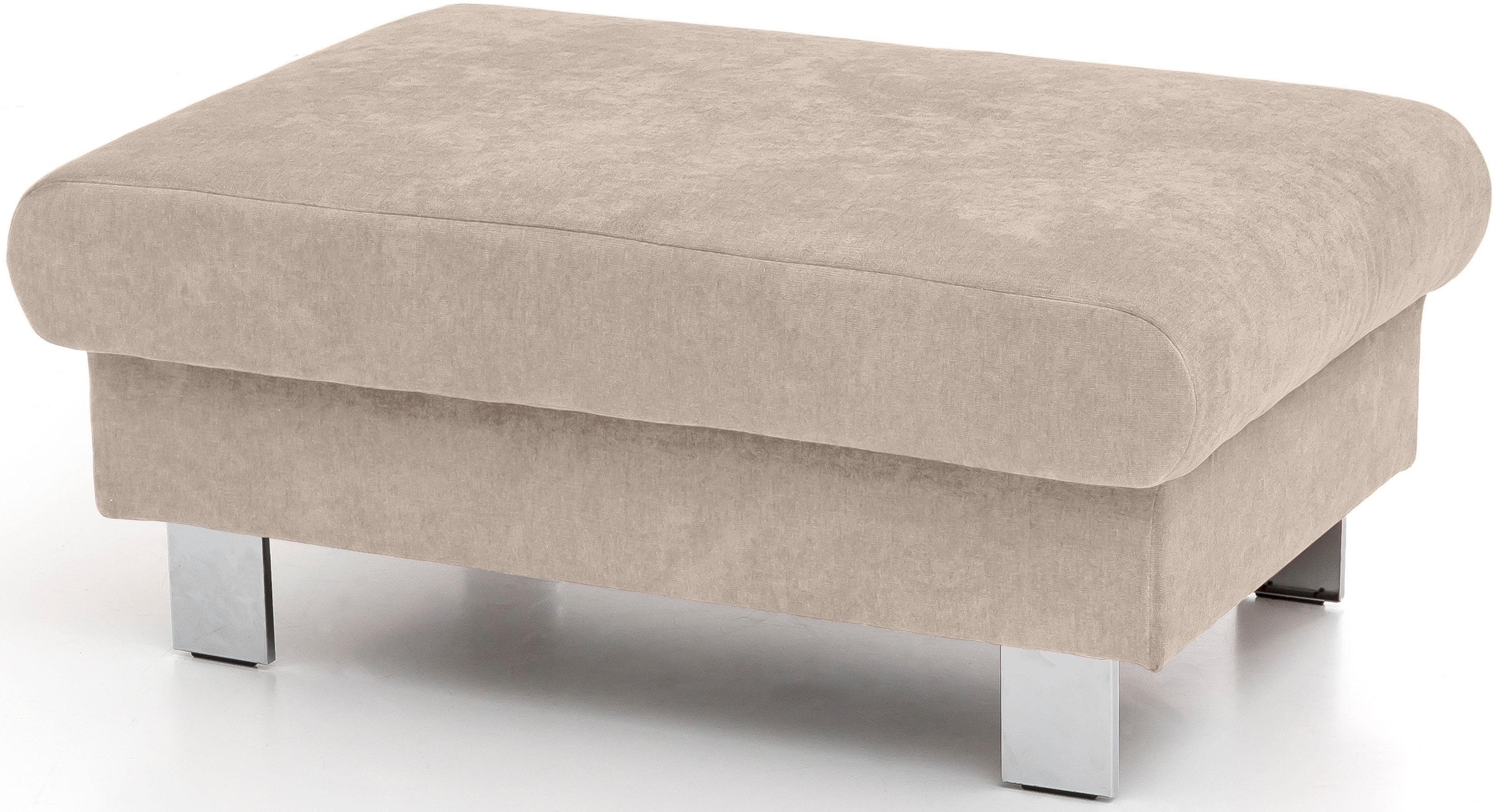 COTTA Polstergarnitur »Komaris U-Form«, (Set), Set bestehend aus: Wohnlandschaft mit Kopfteilverstellung & Hocker