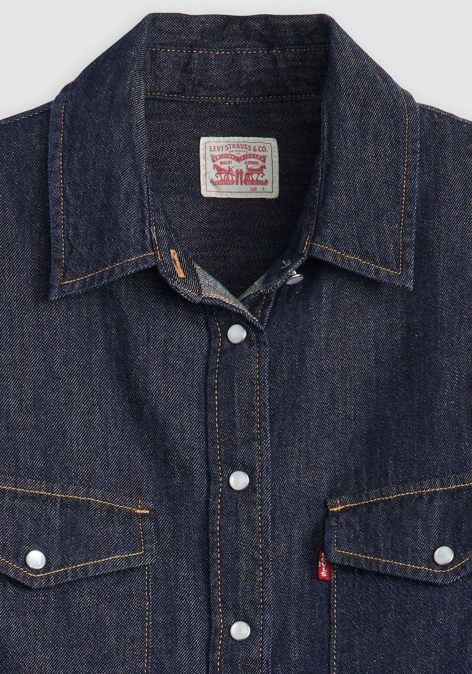 Levi's® Jeansbluse »ESSENTIAL WESTERN«, mit Brusttaschen mit Druckknöpfen