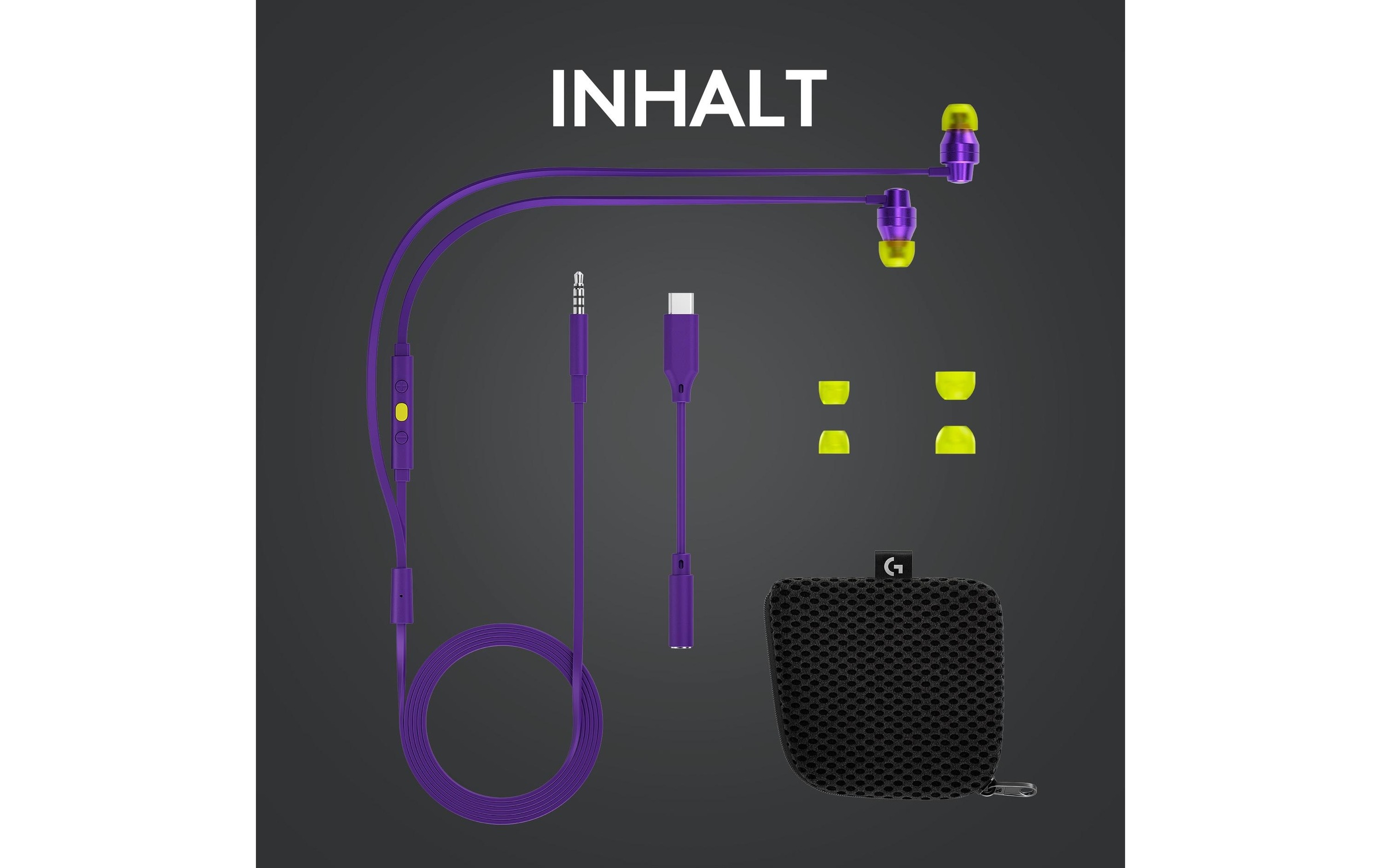 Logitech Headset »G333 Gaming Violet«