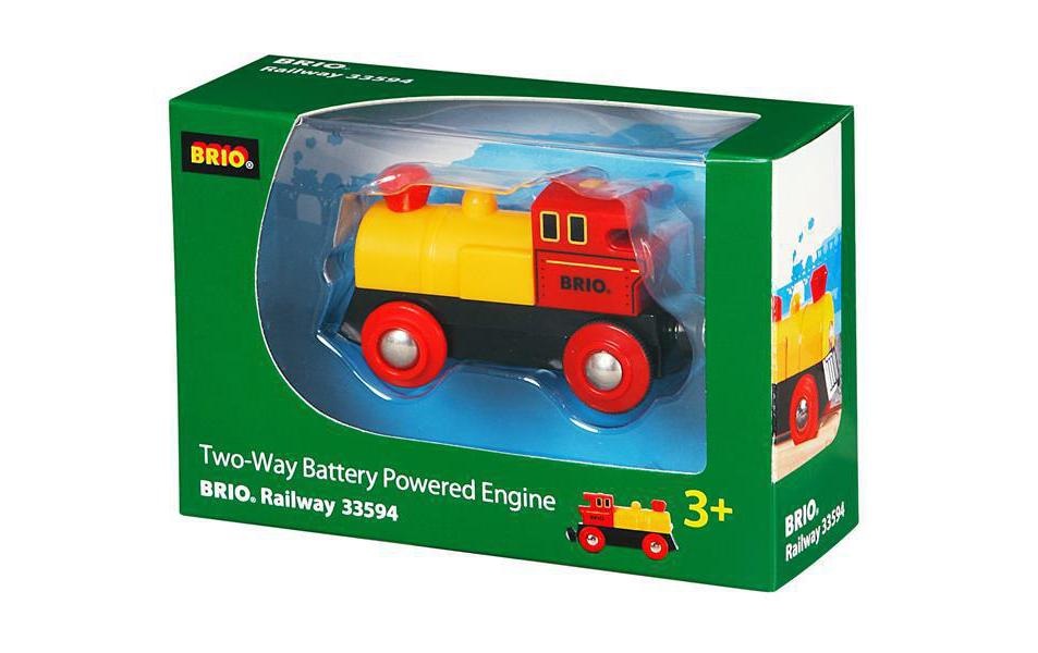 BRIO® Spielzeugeisenbahn-Lokomotive »Gelbe Batterielok«