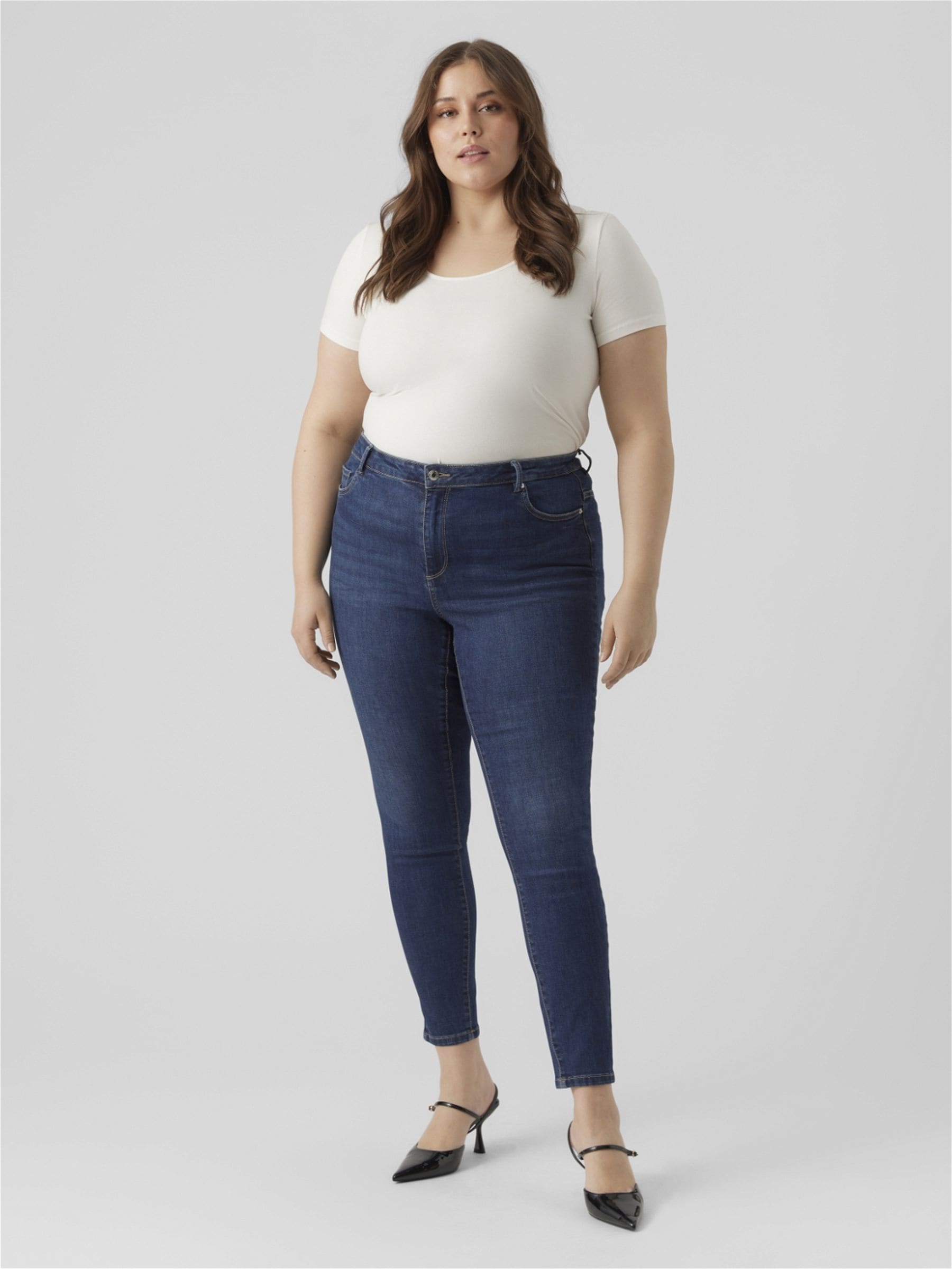 Vero Moda Curve Skinny-fit-Jeans »VMPHIA HR SKINNY J GU3113 CURVE NOOS«