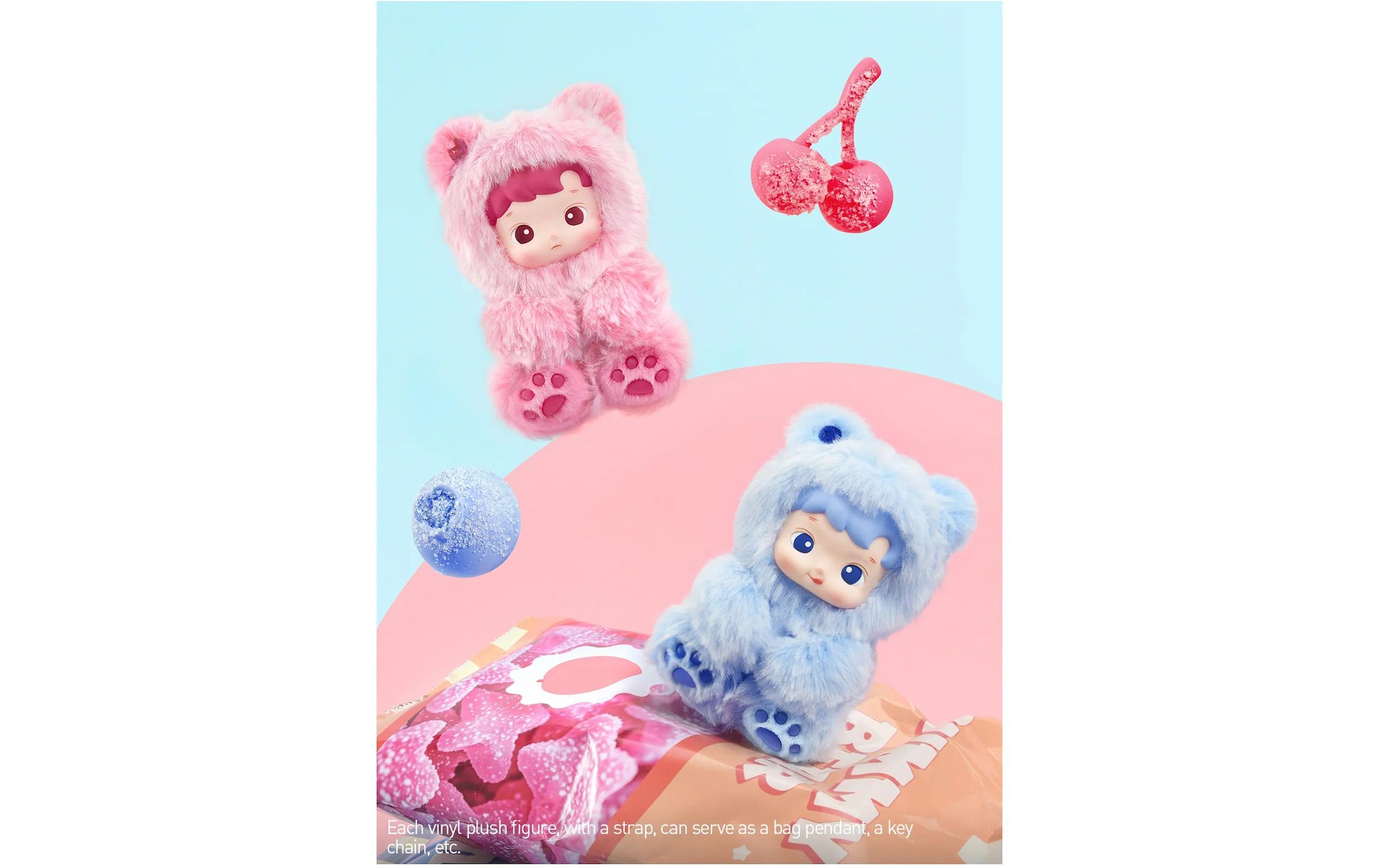 nicht definiert Plüschfigur »Pop Mart Plüsch-Anhänger Hacipupu Gummy Bear Blind Box«