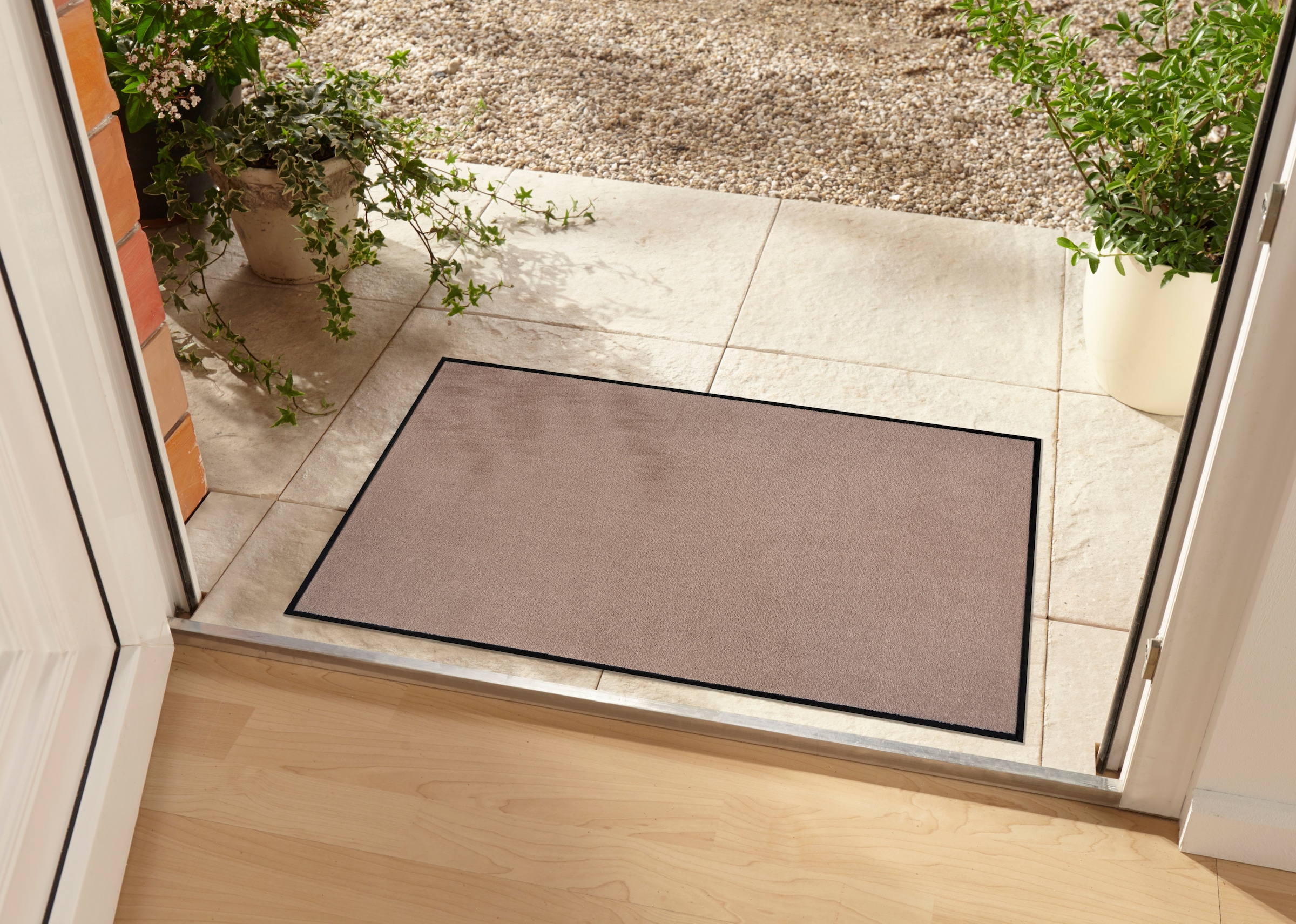 my home Fussmatte »Triton«, rechteckig, 7 mm Höhe, Schmutzfangmatte, Türmatte, In- und Outdoor, Läufer, waschbar