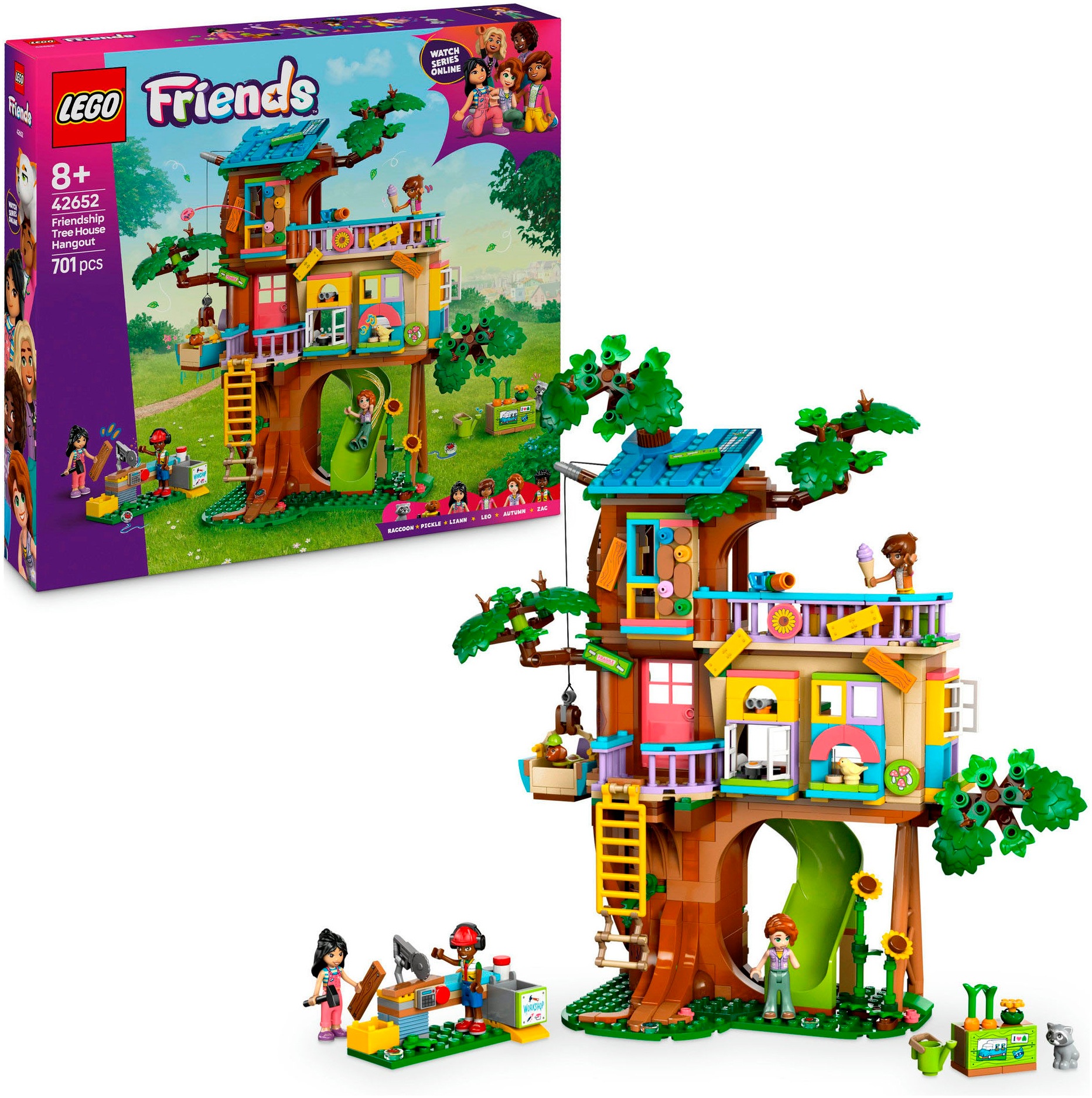 LEGO Konstruktionsspielsteine "Baumhaus (42652), LEGO Friends" Made in Europe