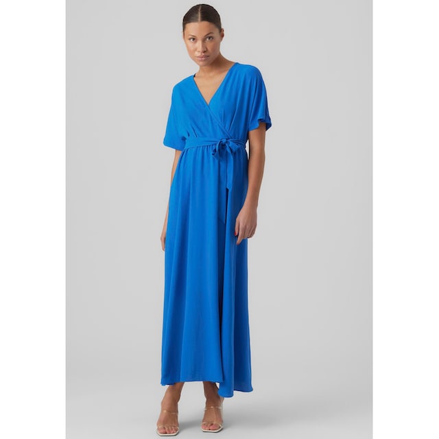 Vero Moda Blusenkleid »VMUTA S/S V-NECK ANKLE DRESS WVN BTQ« online  bestellen | Jelmoli-Versand
