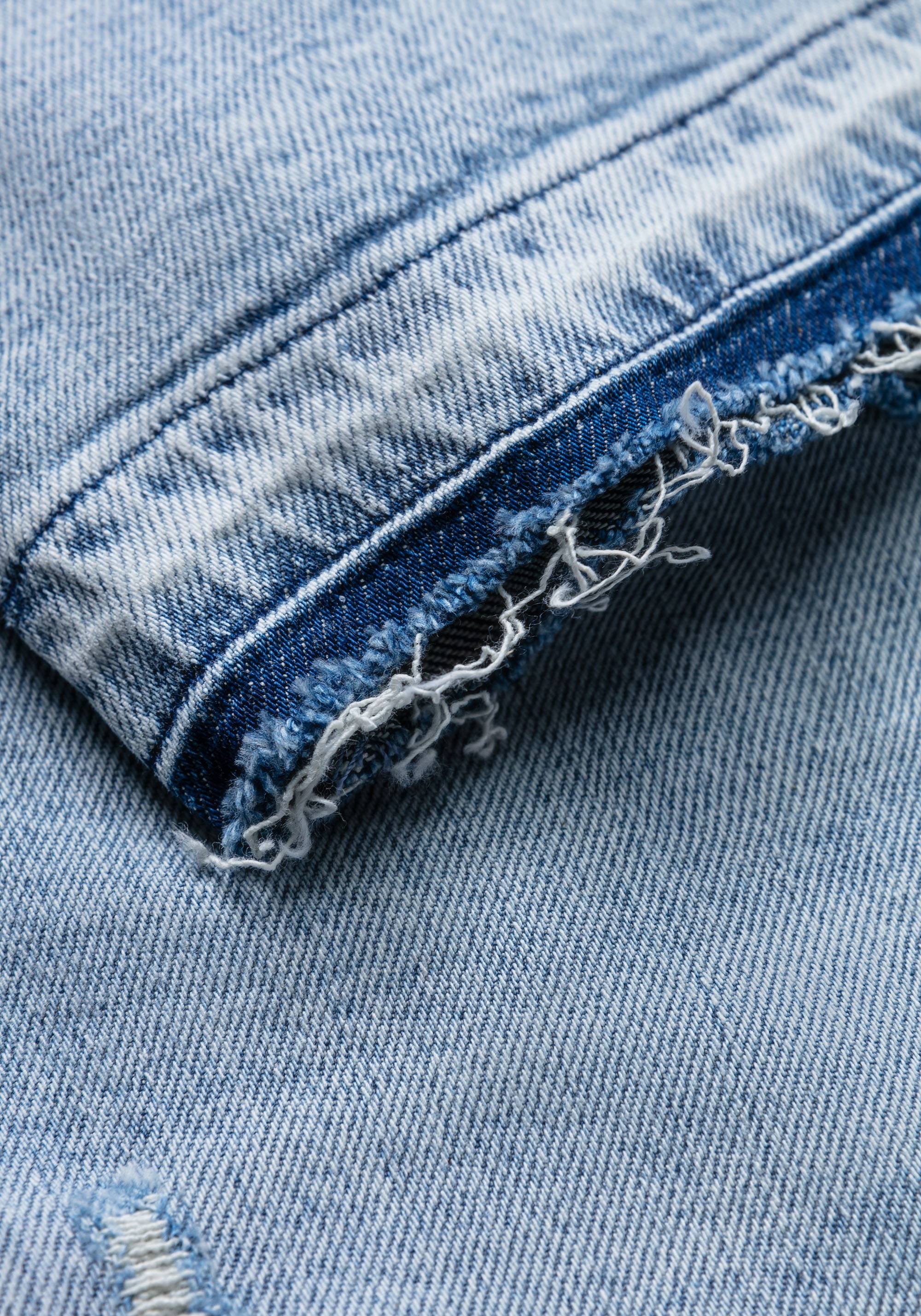 Joop Jeans Jeansrock »Romy«, mit Fransensaum