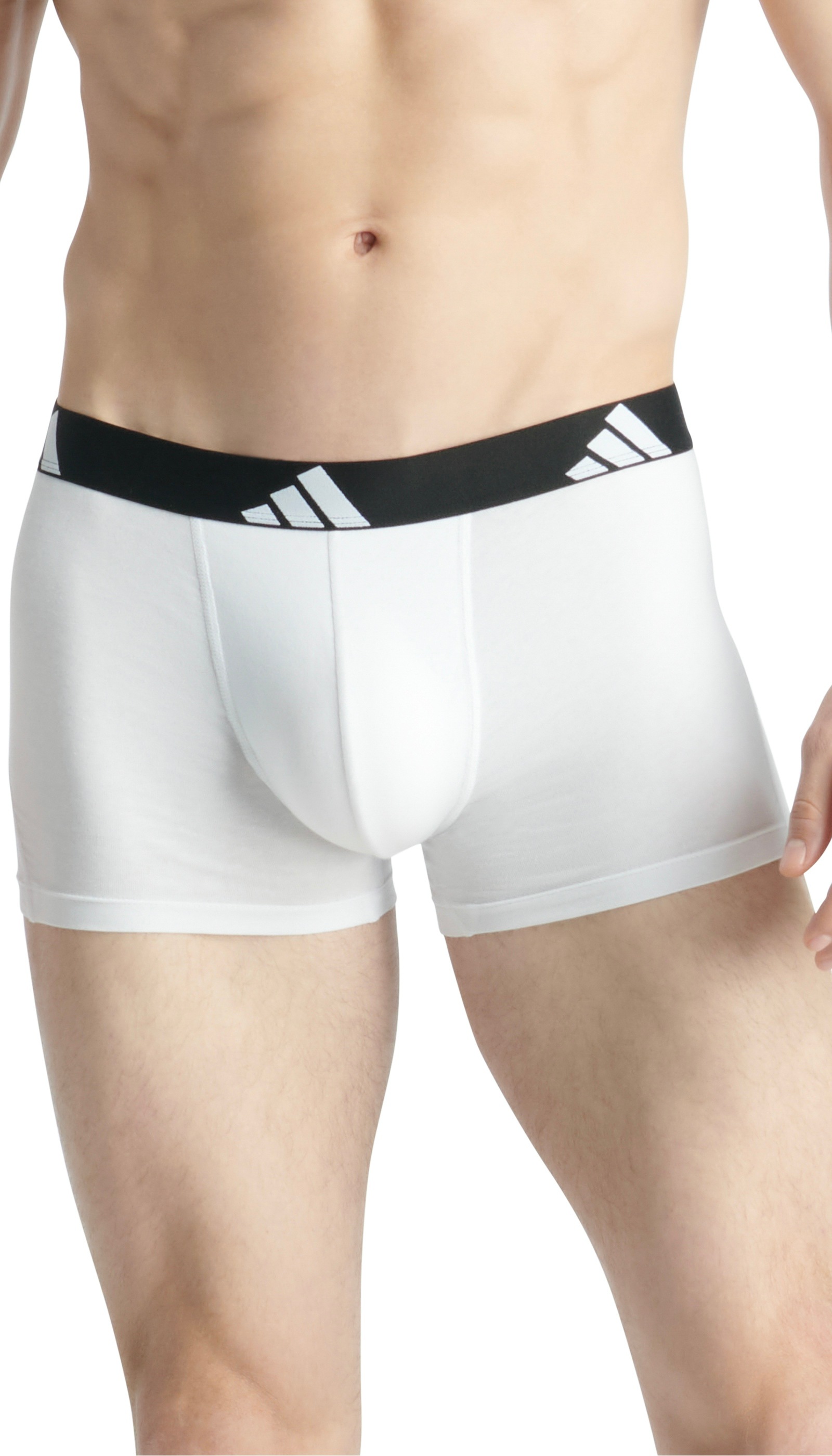 adidas Sportswear Trunk »Active Flex Cotton«, (3er Pack), elastischer Logo-Bund, ohne Eingriff, Single Jersey-Qualität