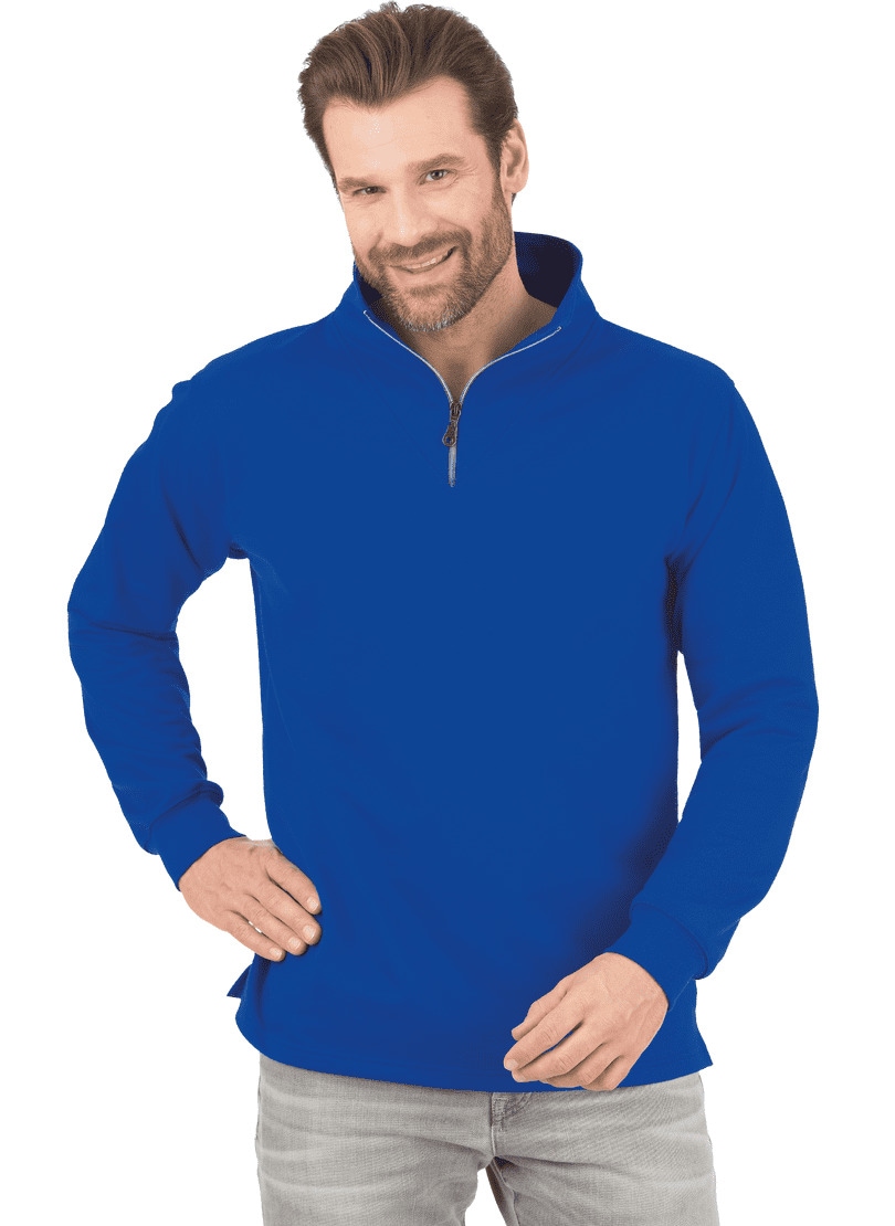 Jelmoli-Versand Sweatshirt online Reissverschluss-Sweater« Trigema bestellen | »TRIGEMA