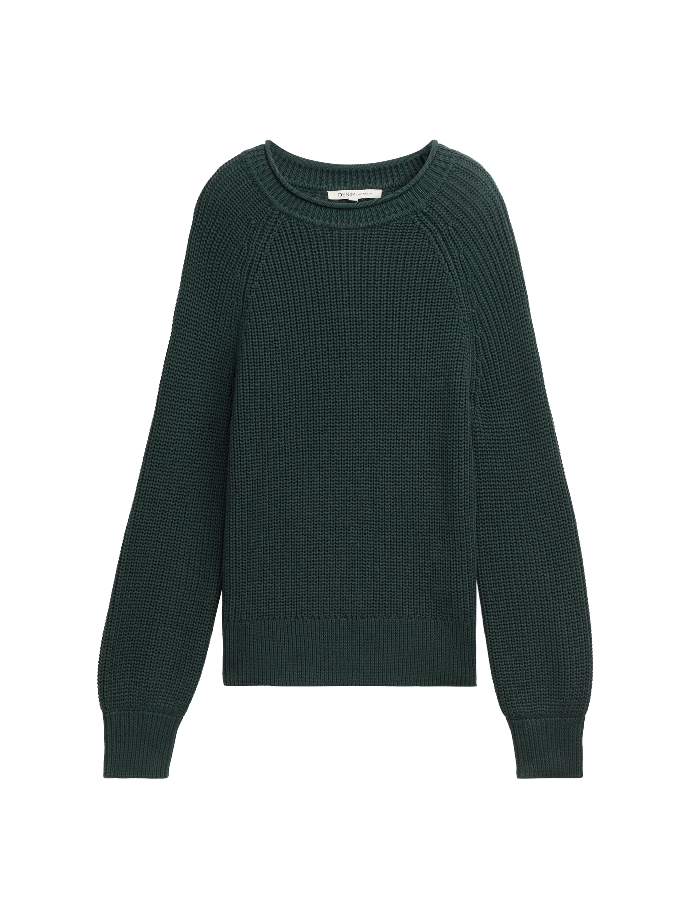 TOM TAILOR Denim Strickpullover, mit Strick-Struktur