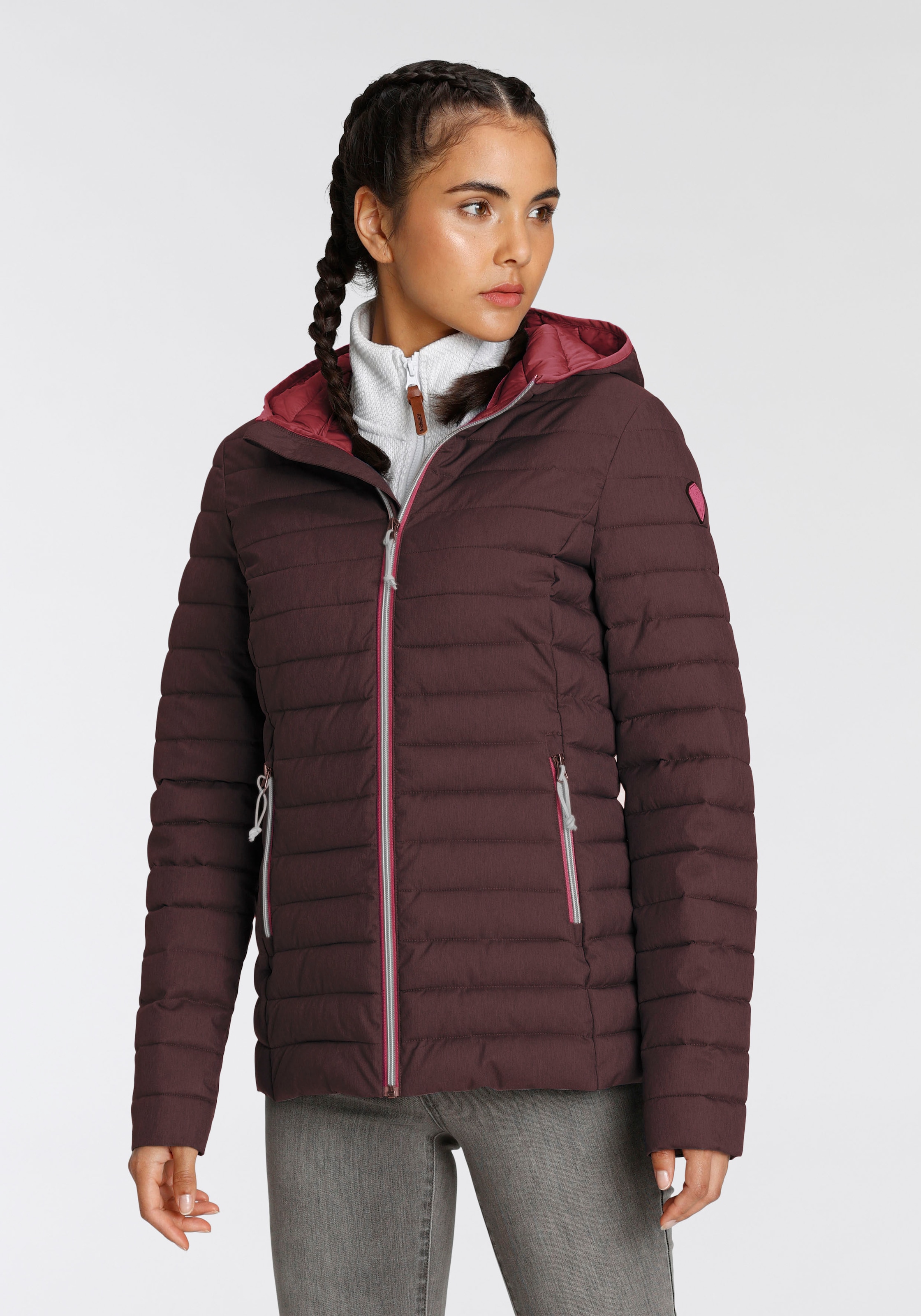 G.I.G.A. DX by killtec Steppjacke »CAFORA WMN QUILTED JCKT OT-P« mit Kapuze Wasserabweisend & winddicht & atmungsaktiv & leicht, Übergangsjacke