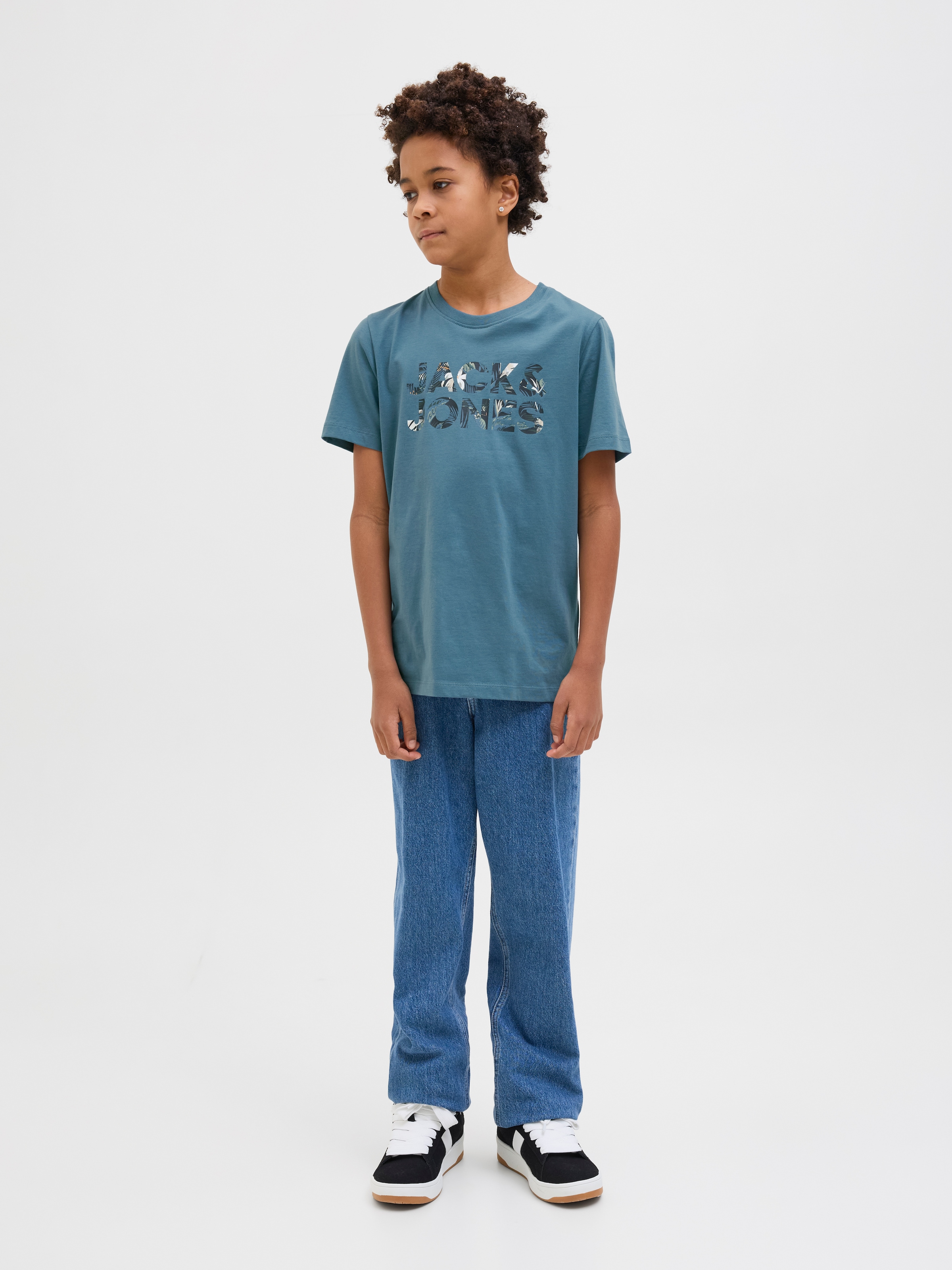 Jack & Jones Junior Rundhalsshirt »JJEBRYAN CORP LOGO TEE SS O-NECK JNR«