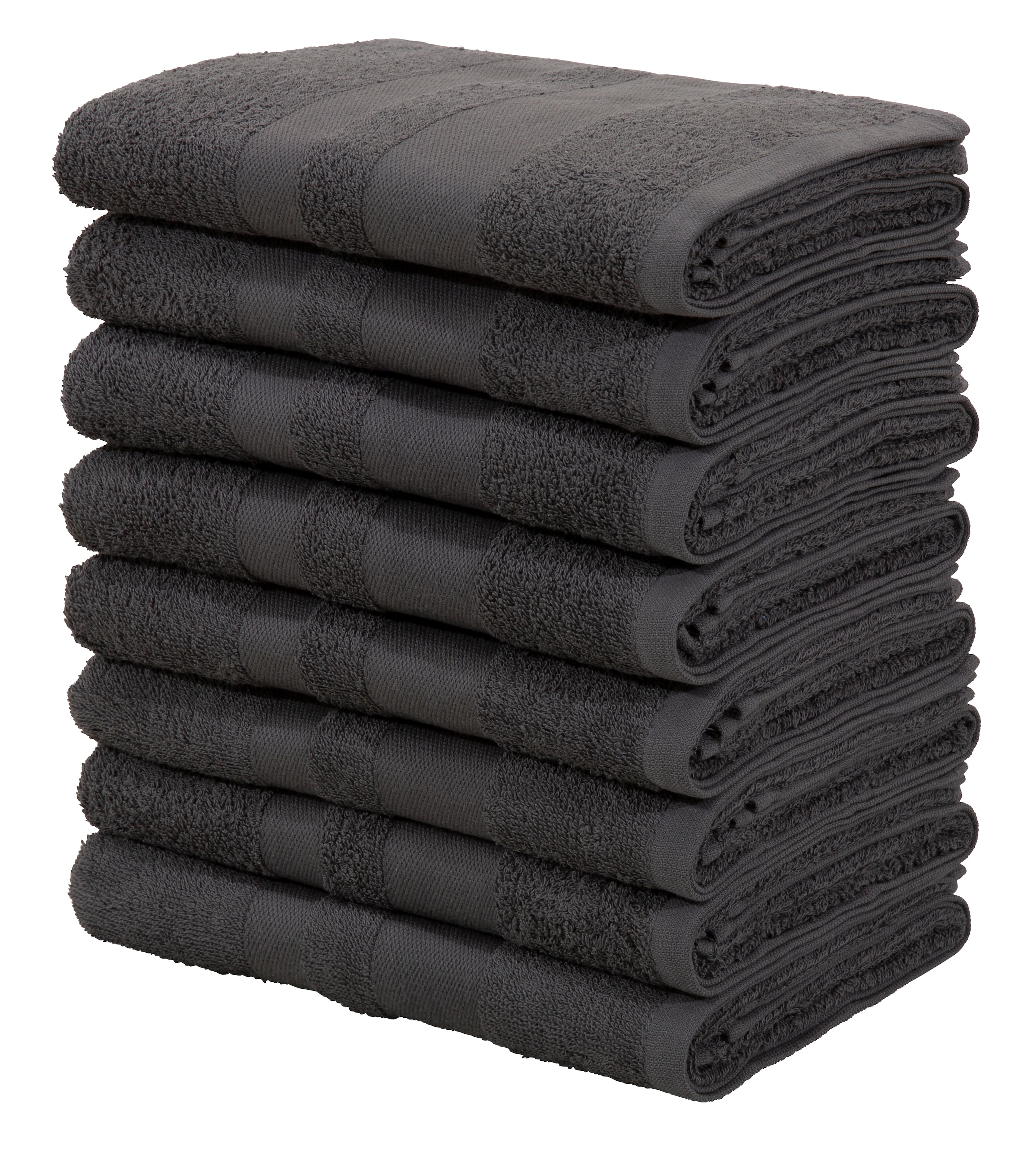 my home Handtuch Set »Vanessa«, Set, 8 tlg., Walkfrottee, Handtücher mit  Bordüre, einfarbiges Handtuch-Set aus 100% Baumwolle online kaufen |  Jelmoli-Versand | Handtuch-Sets