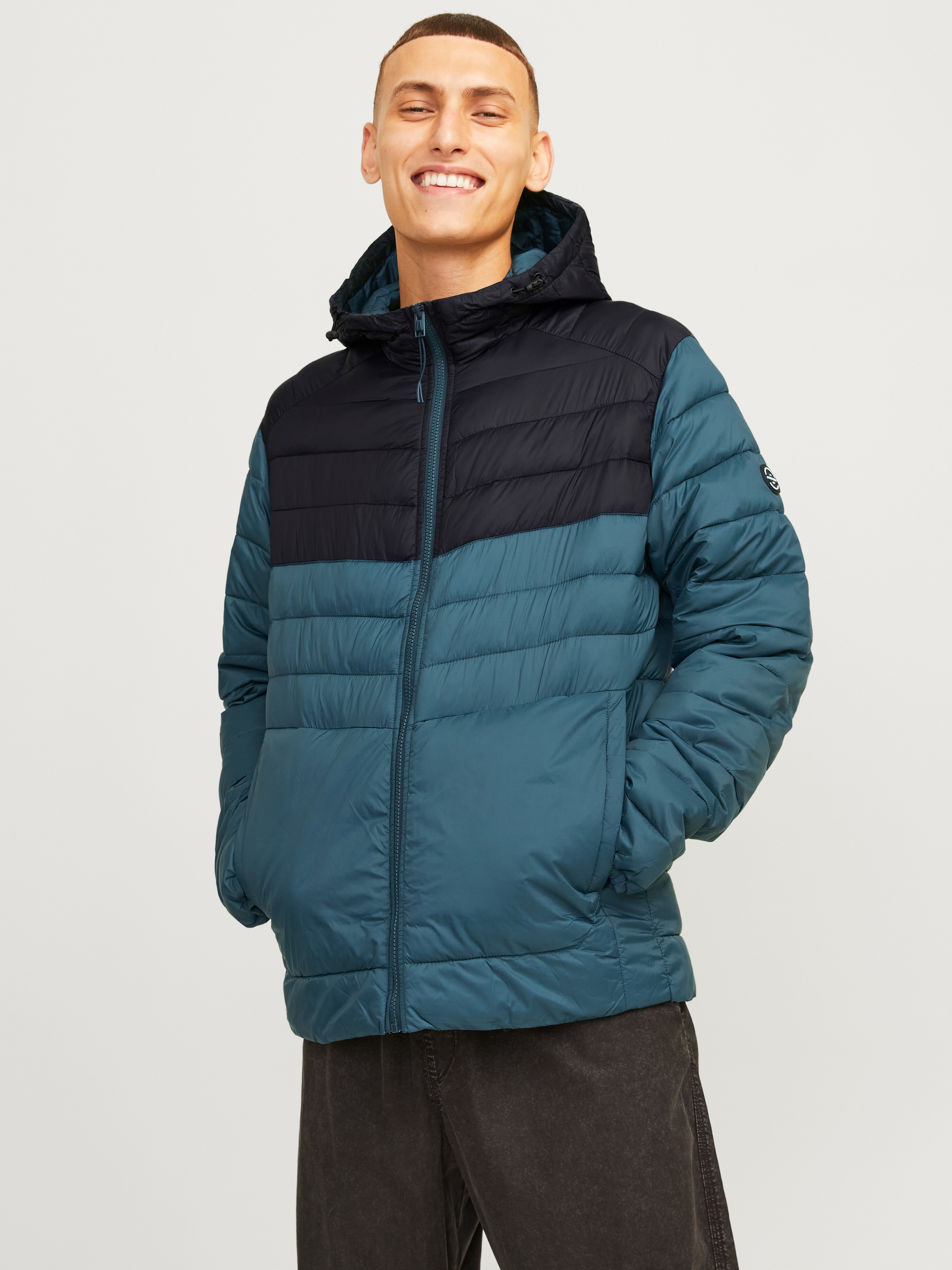 Jack & Jones Steppjacke »JJESPRINT PUFFER HOOD NOOS« mit Kapuze