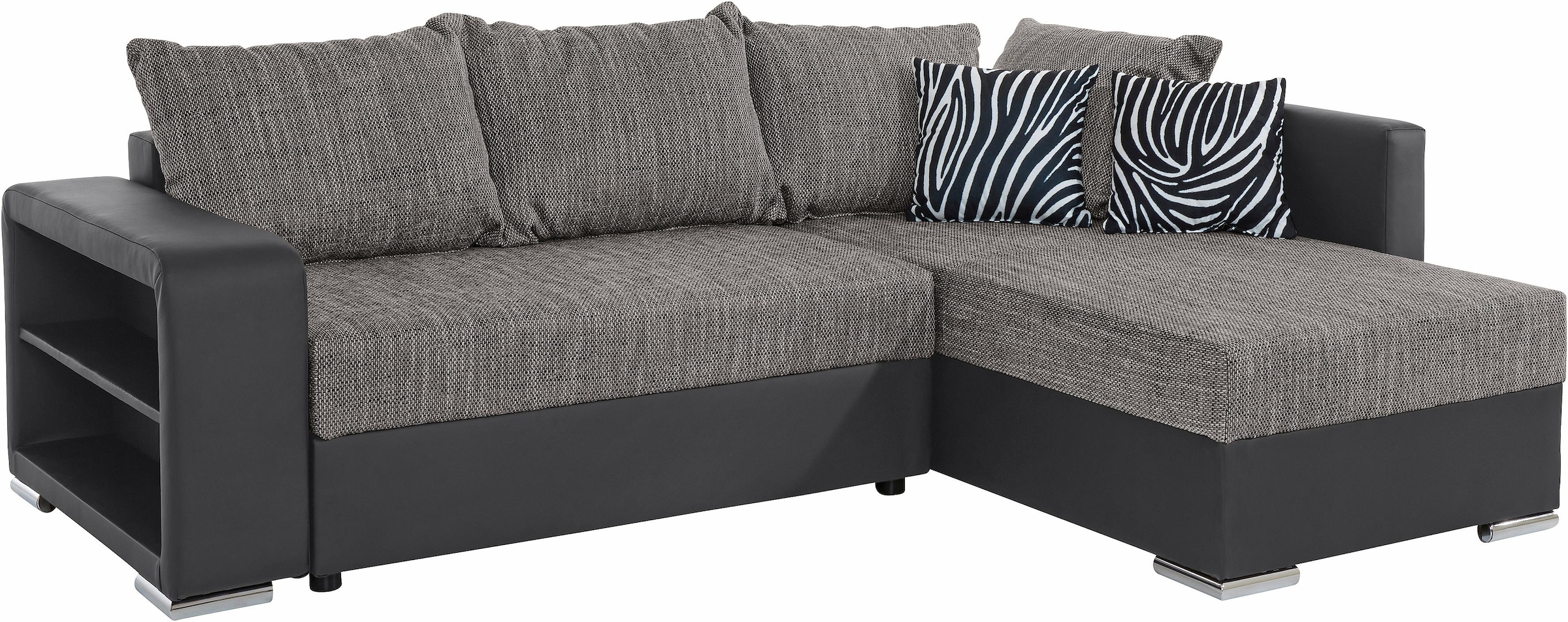 COLLECTION AB Ecksofa »John L-Form«, mit Bettfunktion, wahlweise mit Federkern