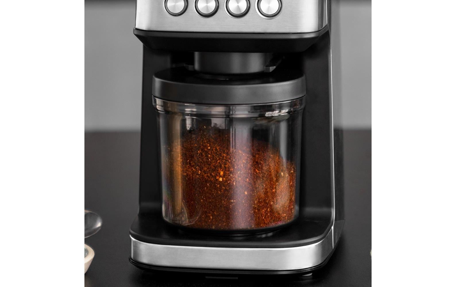 Gastroback Kaffeemühle »Design Digital 42643 Schwarz/Silber«, 180 W, 320 g  Bohnenbehälter online bestellen