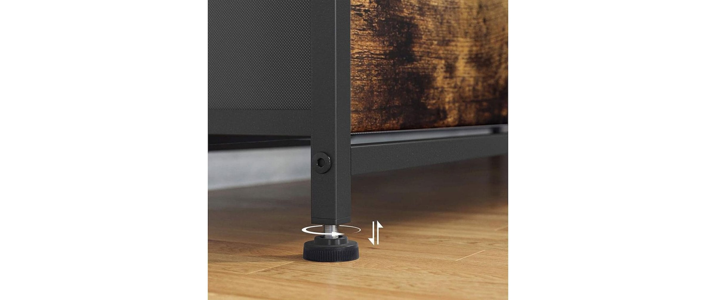 SONGMICS Kommode »45440 cm x 85 cm, Braun/Schwarz«