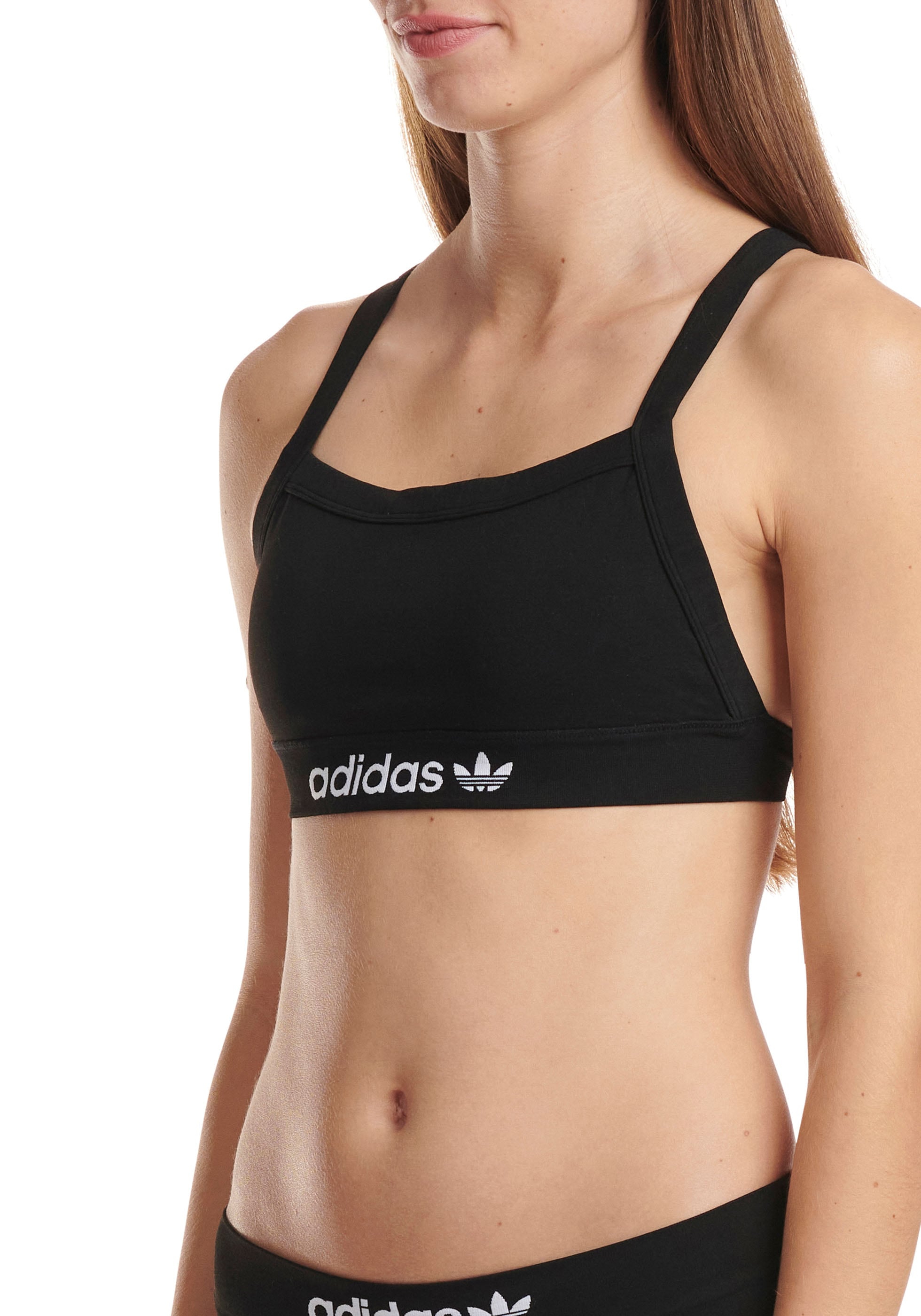 adidas Originals Bralette Racerback-Rücken, elastisch, ohne Bügel