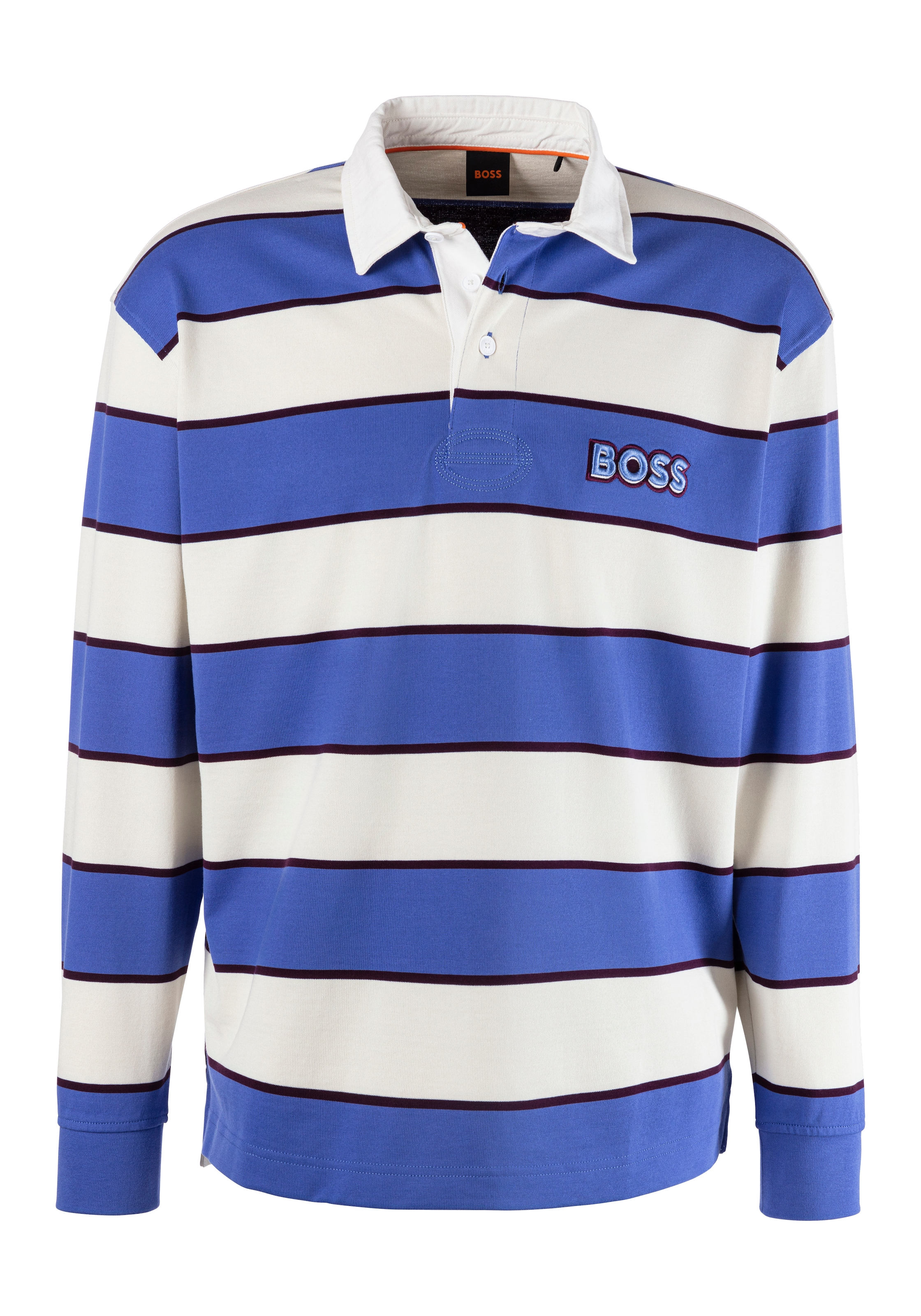 BOSS ORANGE Poloshirt »PeRugby«, mit kontrastfarbenem Rückendesign