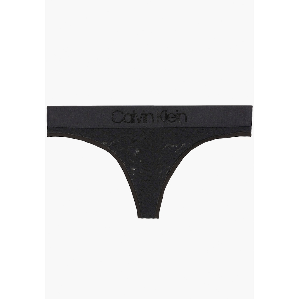 Calvin Klein Underwear Tanga »THONG«, mit Logobund