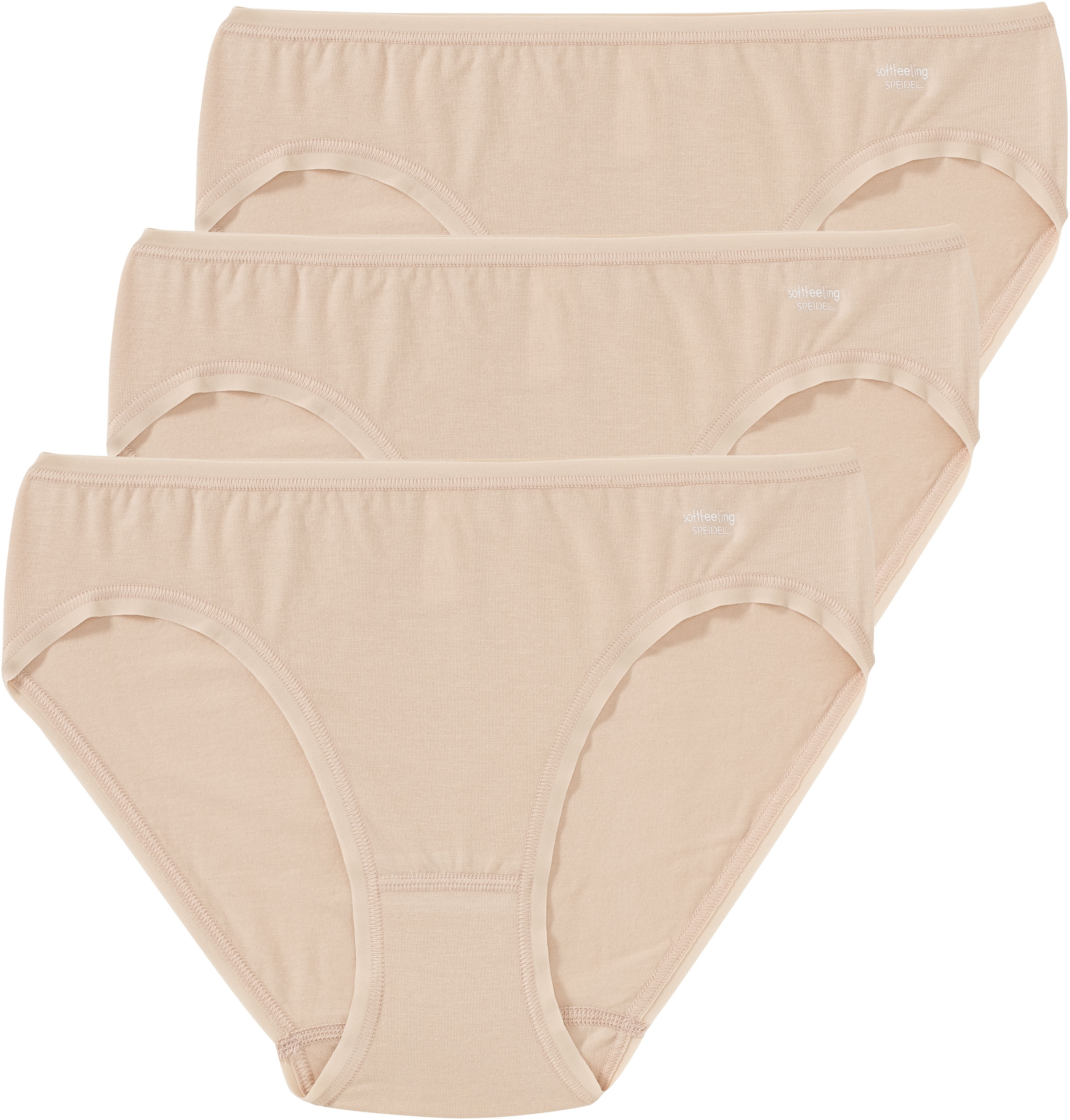 Speidel Minislip »Softfeeling« 3er Pack, atmungsaktiv, basic, elastisch, bequem, Baumwollmix