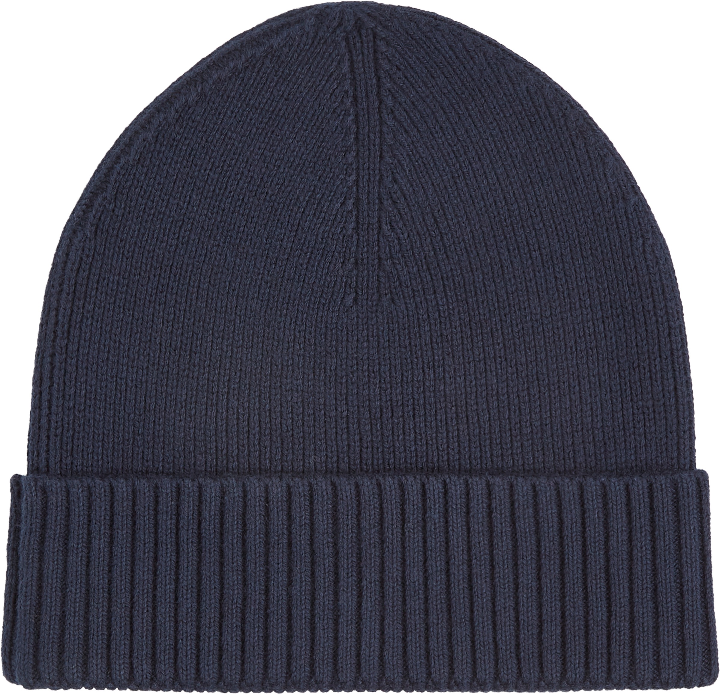 Tommy Hilfiger Strickmütze »TH FLAG PIMA COTTON BEANIE«, mit Logostickerei