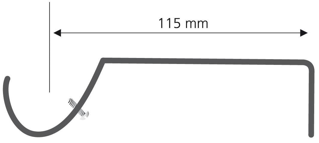 Liedeco Träger, (Set, 2 St.), für Gardinenstangen Ø 16 mm online bestellen  | Jelmoli-Versand