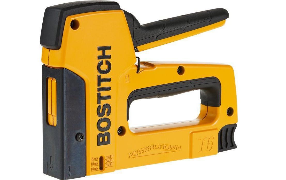 Handtacker »Bostitch PC8000 Kit, Bostitich«, (Für Material: Pappe, Sperrholz, Holz, Kunststoff)