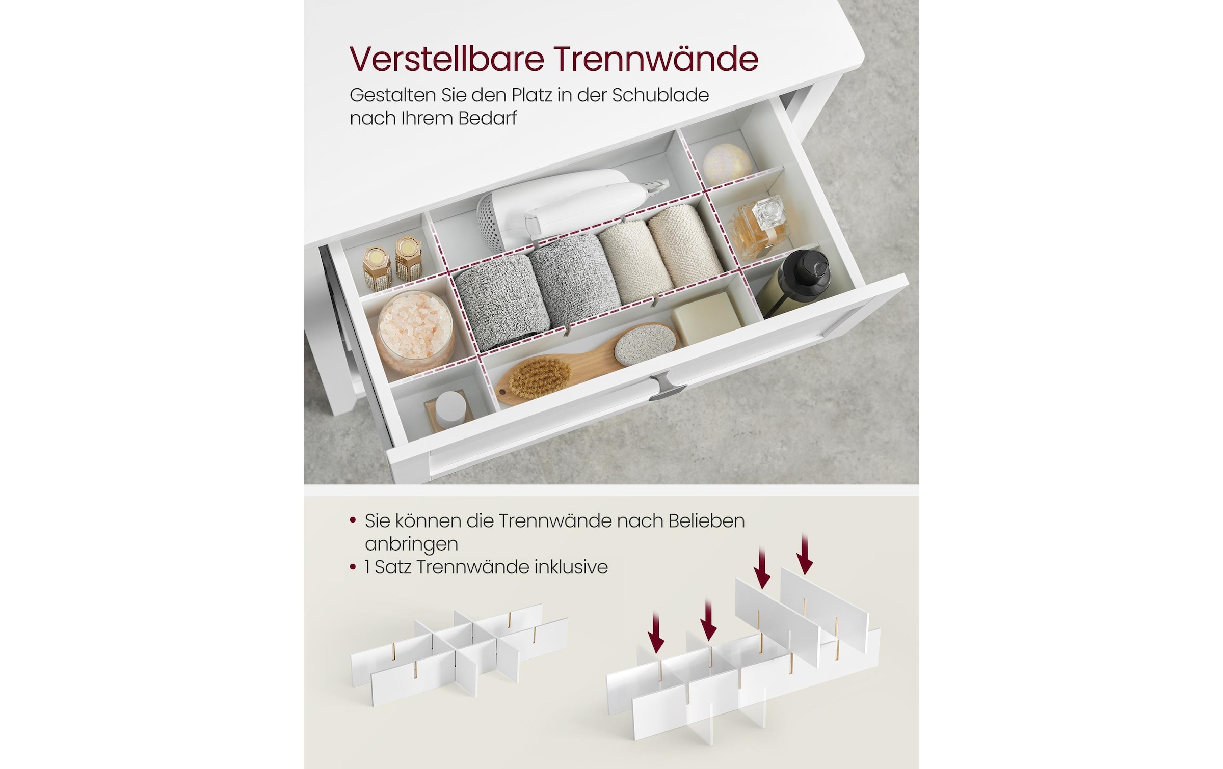 VASAGLE Mehrzweckschrank