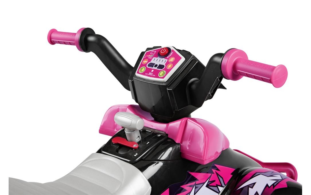 Tretfahrzeug »PegPerego Quad Corral T-Rex 330W 12 V Pink«