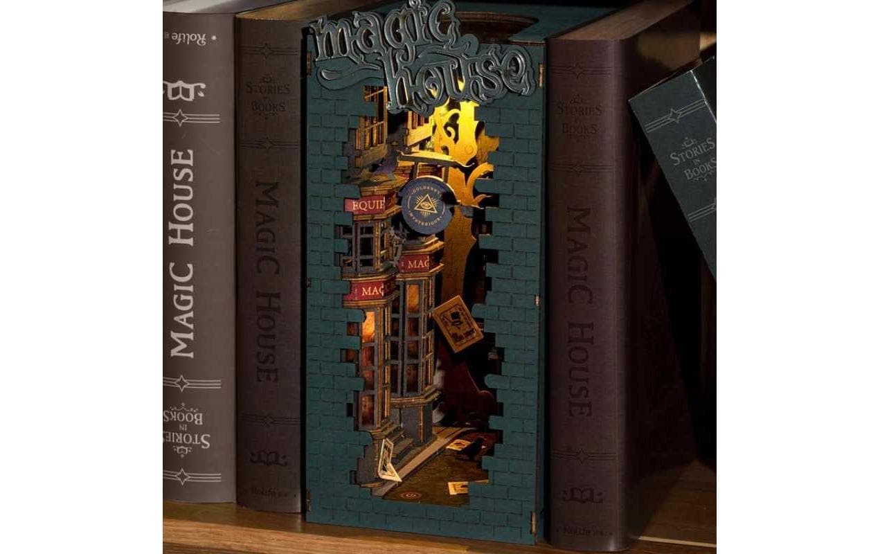 Puzzle »RoboTime Book Nook Magic House«, (216 tlg.)