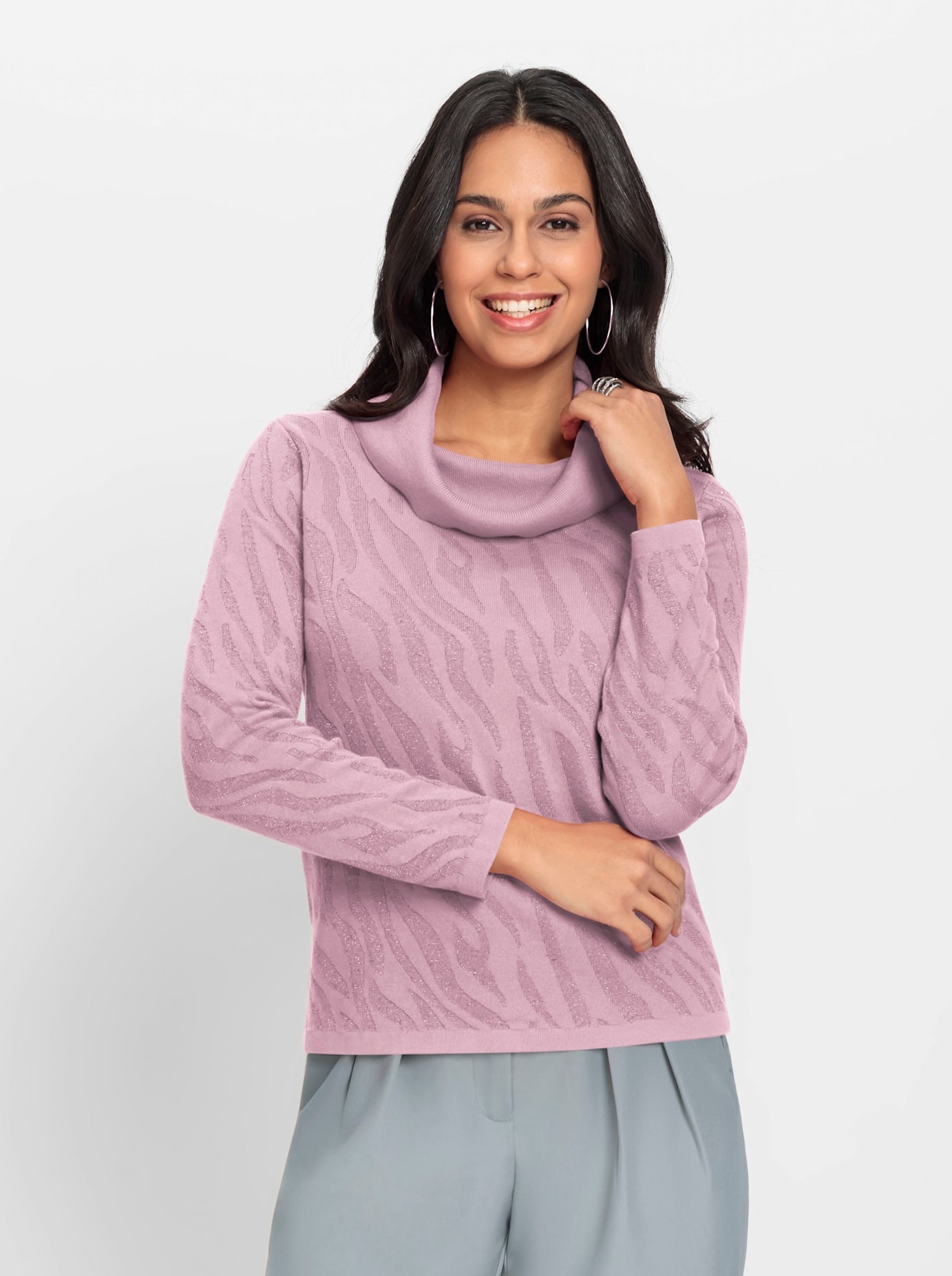 Lady Jacquardpullover »Pullover«