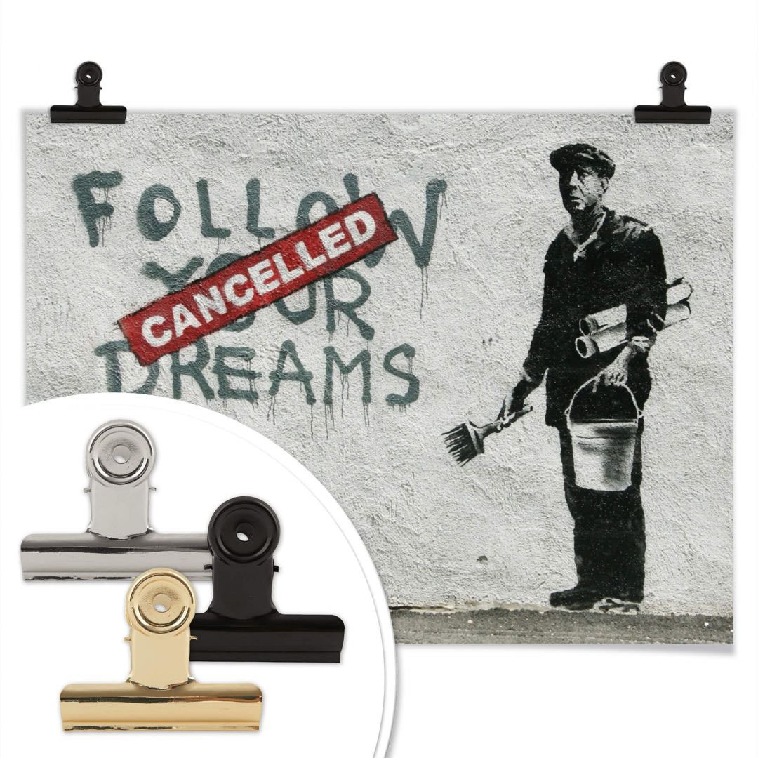Wall-Art Poster »Graffiti Bilder Follow your dreams«, Schriftzug, (1 St.),  Poster, Wandbild, Bild, Wandposter online shoppen | Jelmoli-Versand