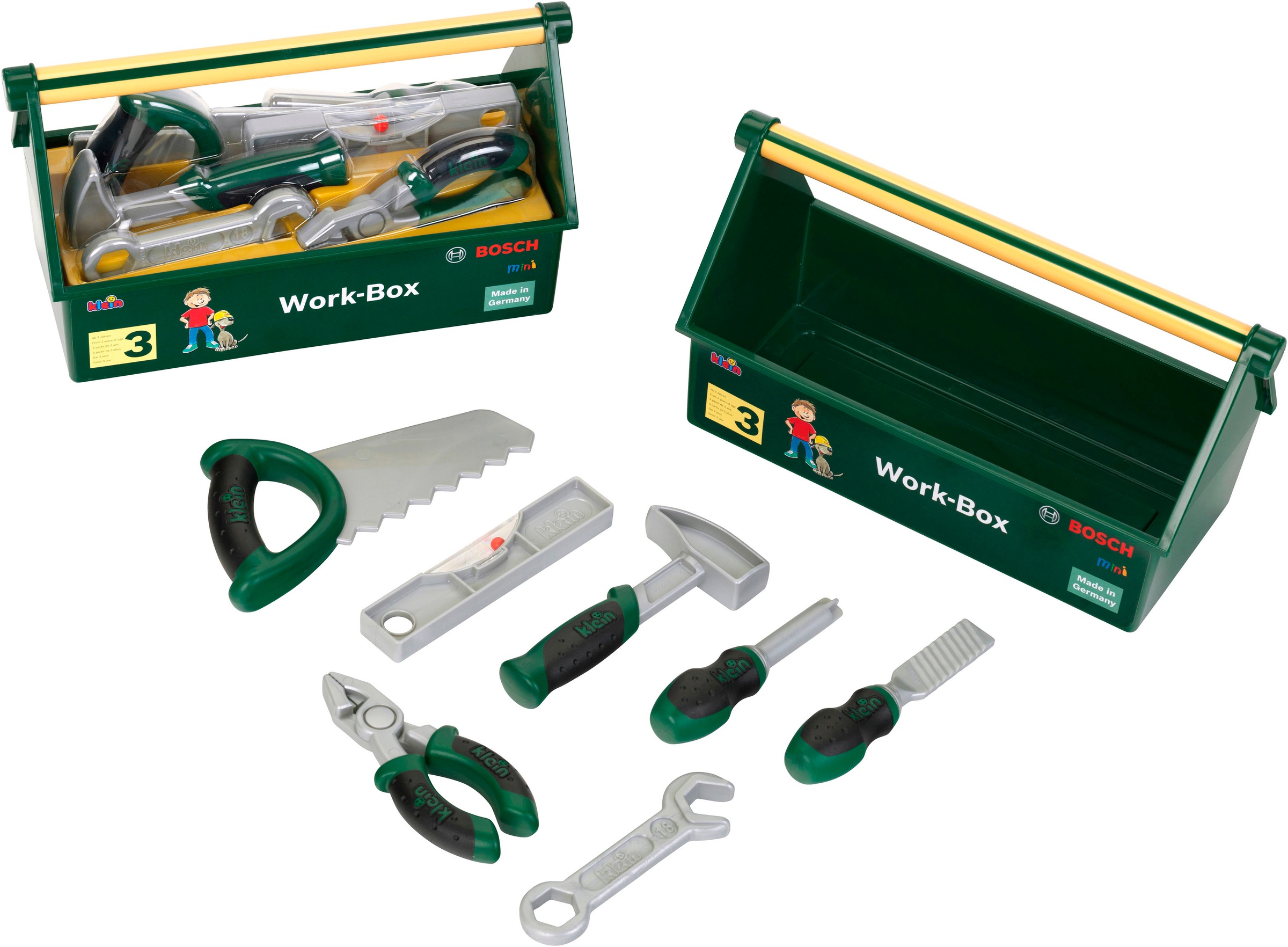 Klein Spielwerkzeugkoffer "Bosch Work-Box" Made in Germany
