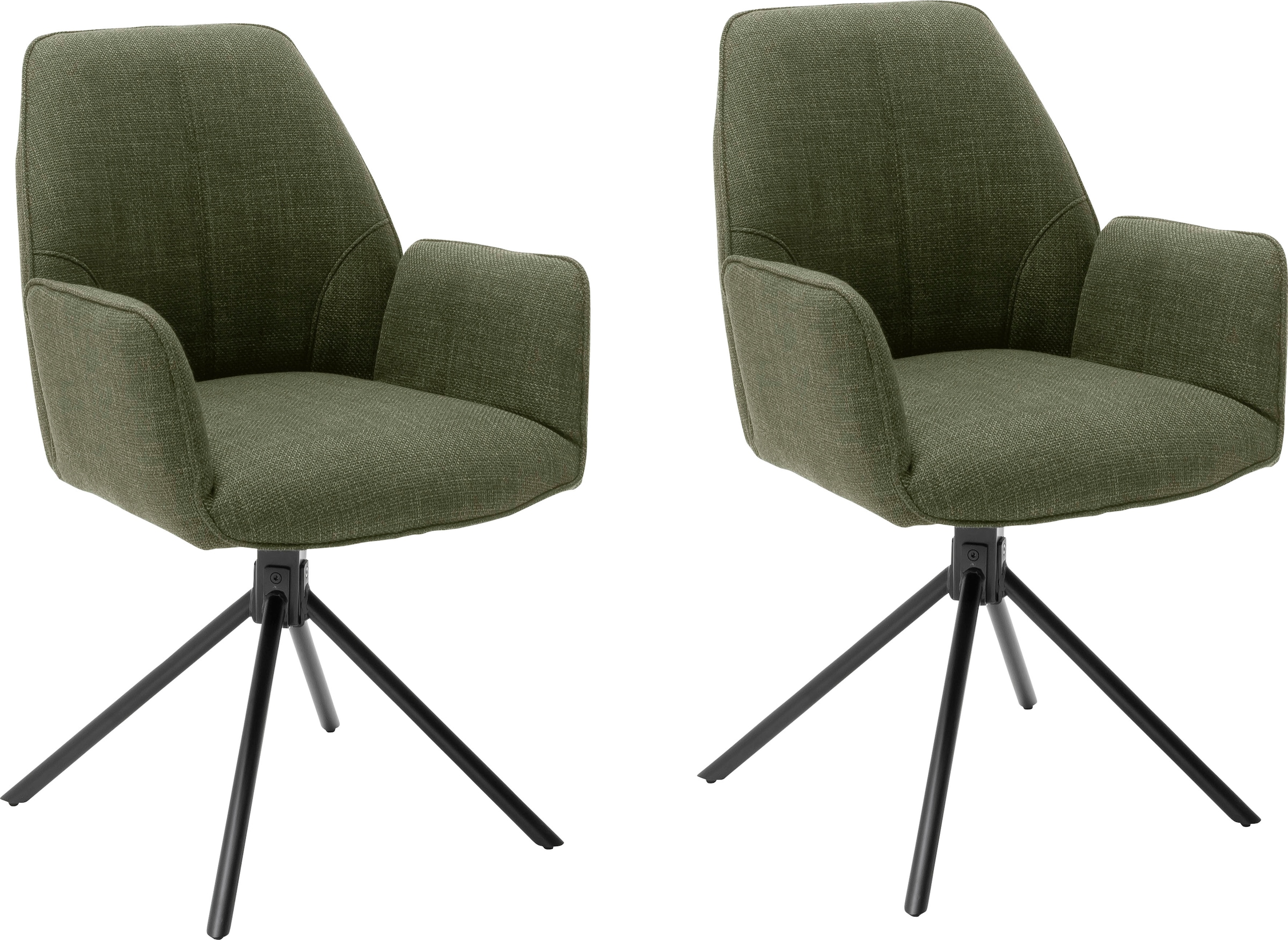 MCA furniture 4-Fussstuhl »Pemba«, (Set), 2 St., 2er-Set, 180°drehabr mit  Nivellierung, Stuhl belastbar bis 120 kg online bestellen