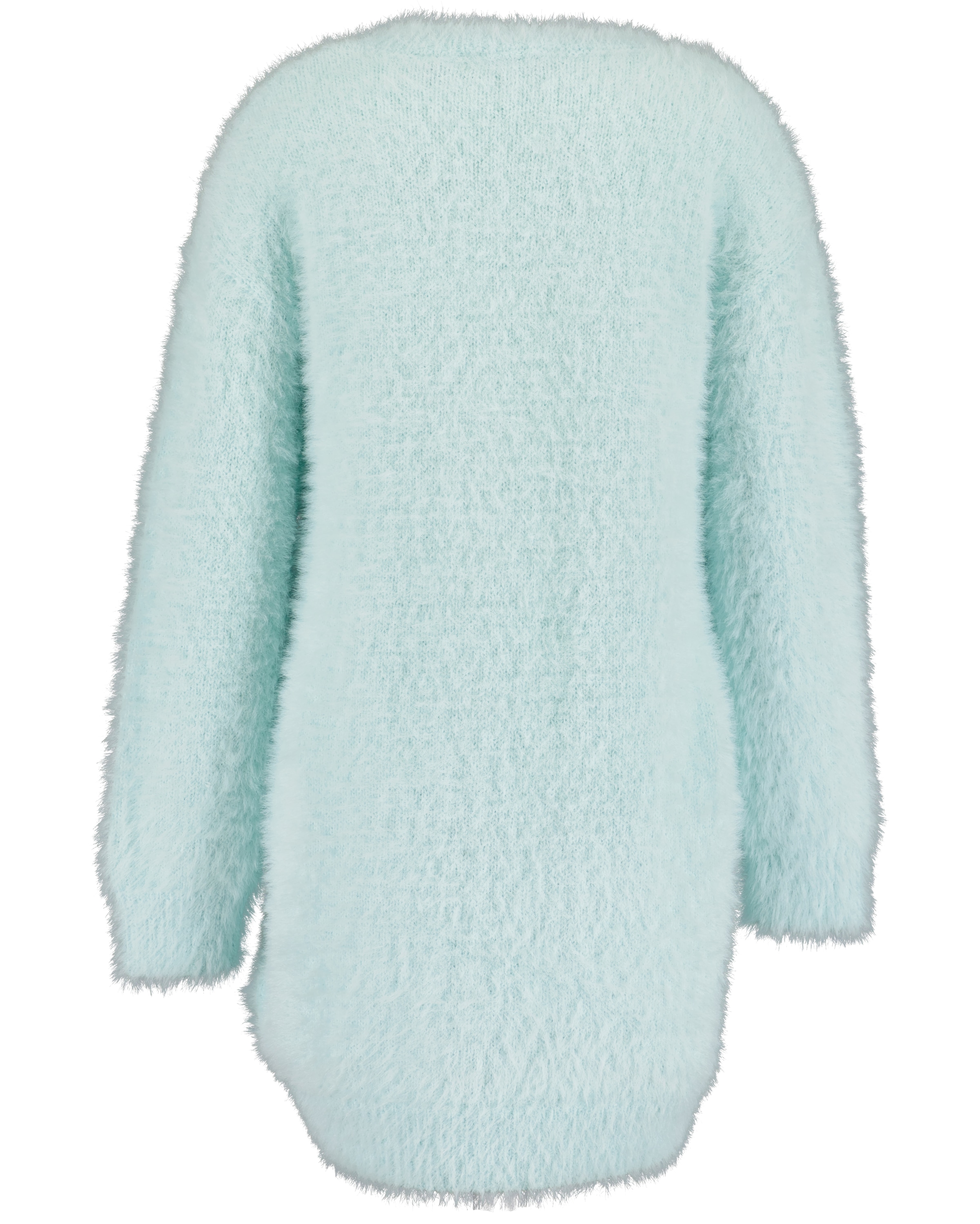 Blue Seven Strickkleid, in Bouclé-Optik und mit tollen Pailletten-Schmetterlingen