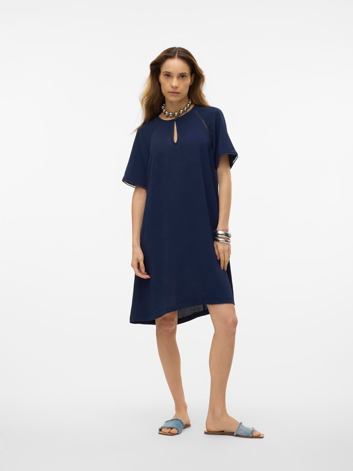 Vero Moda Minikleid »VMALVA GITTE SS SHORT DRESS WVN GA«