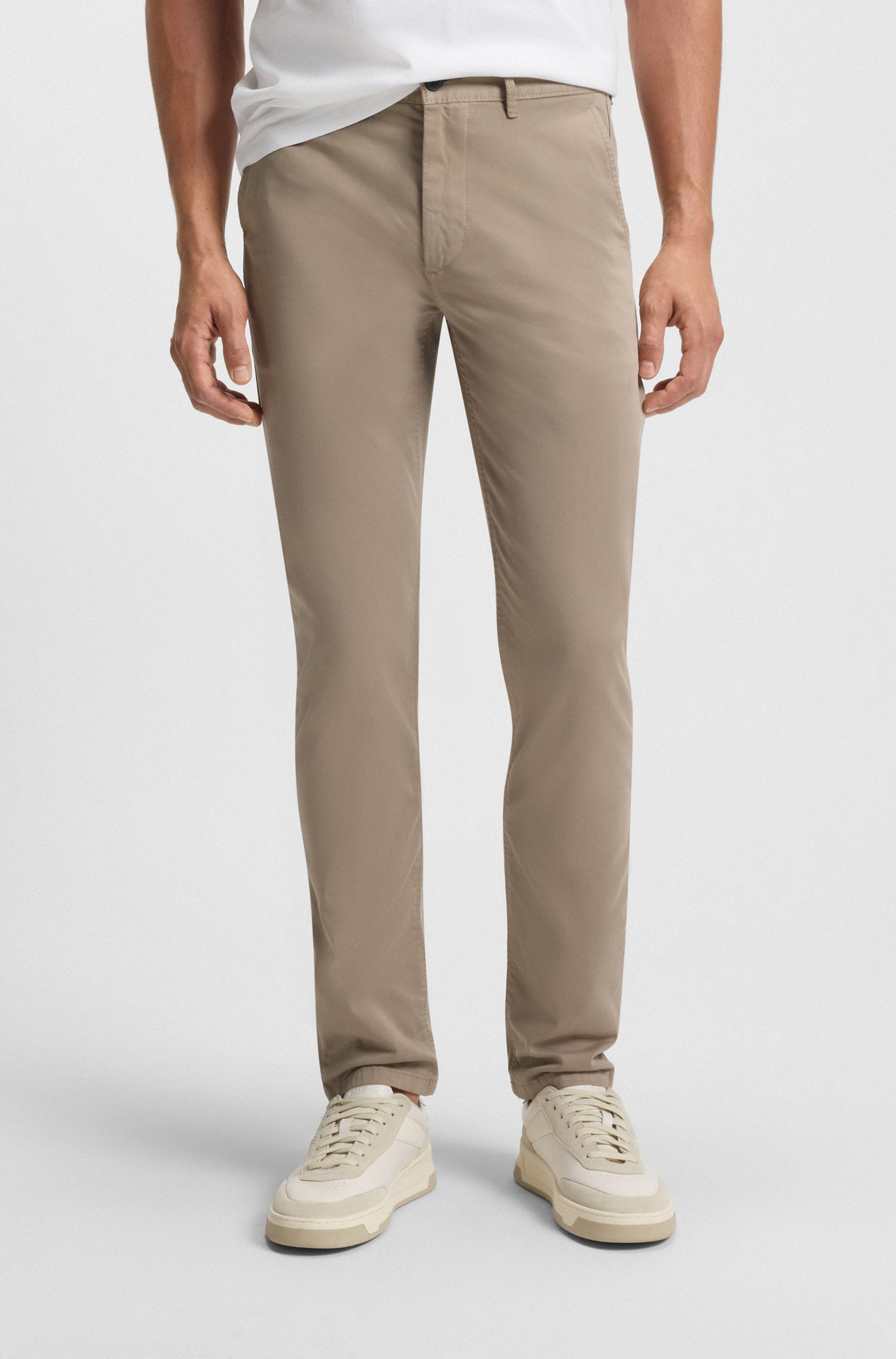 BOSS ORANGE Chinohose »slim« mit Gesässtaschen