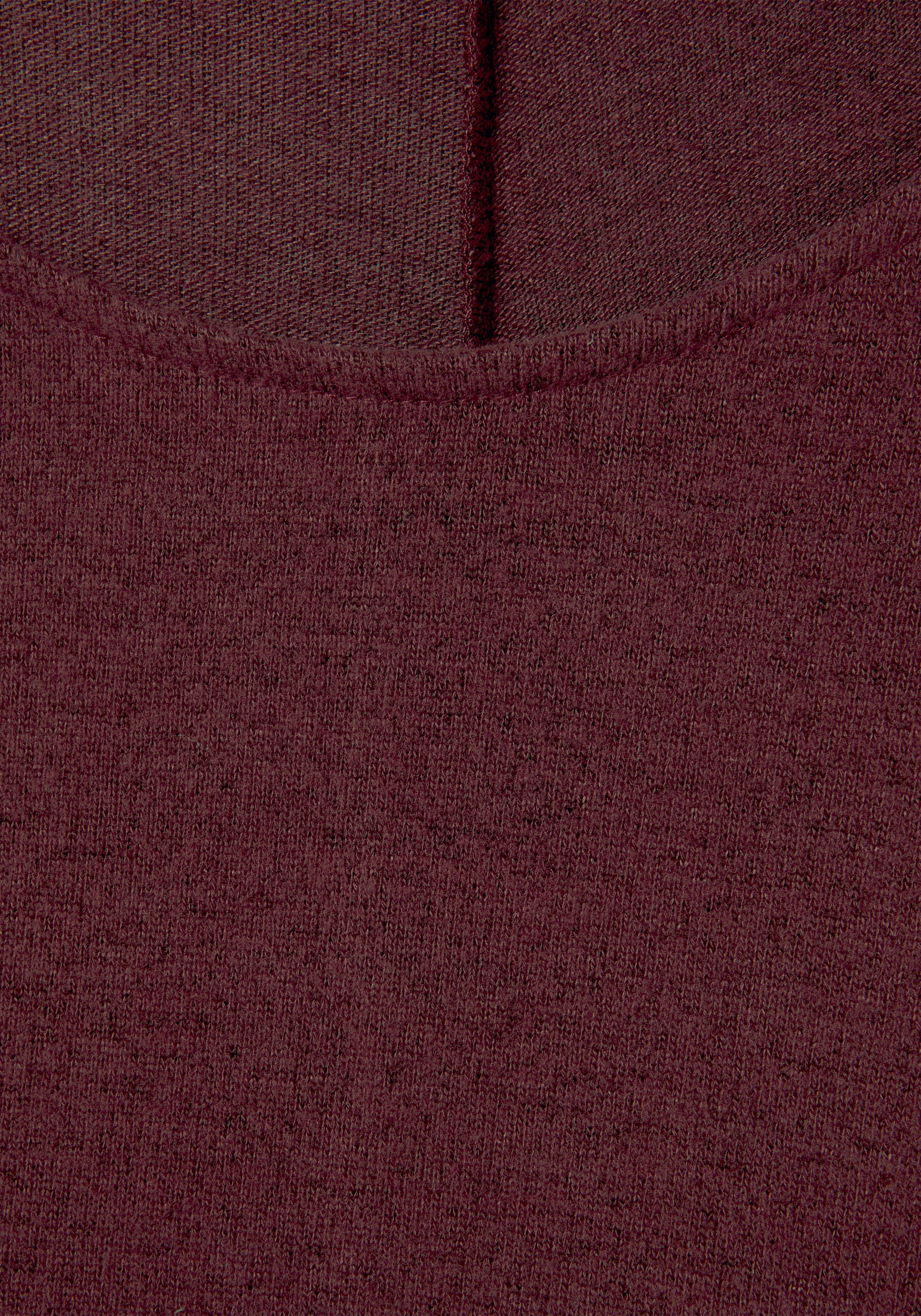 LASCANA 3/4-Arm-Shirt, (1 tlg.), mit modischem Ärmel-Aufschlag