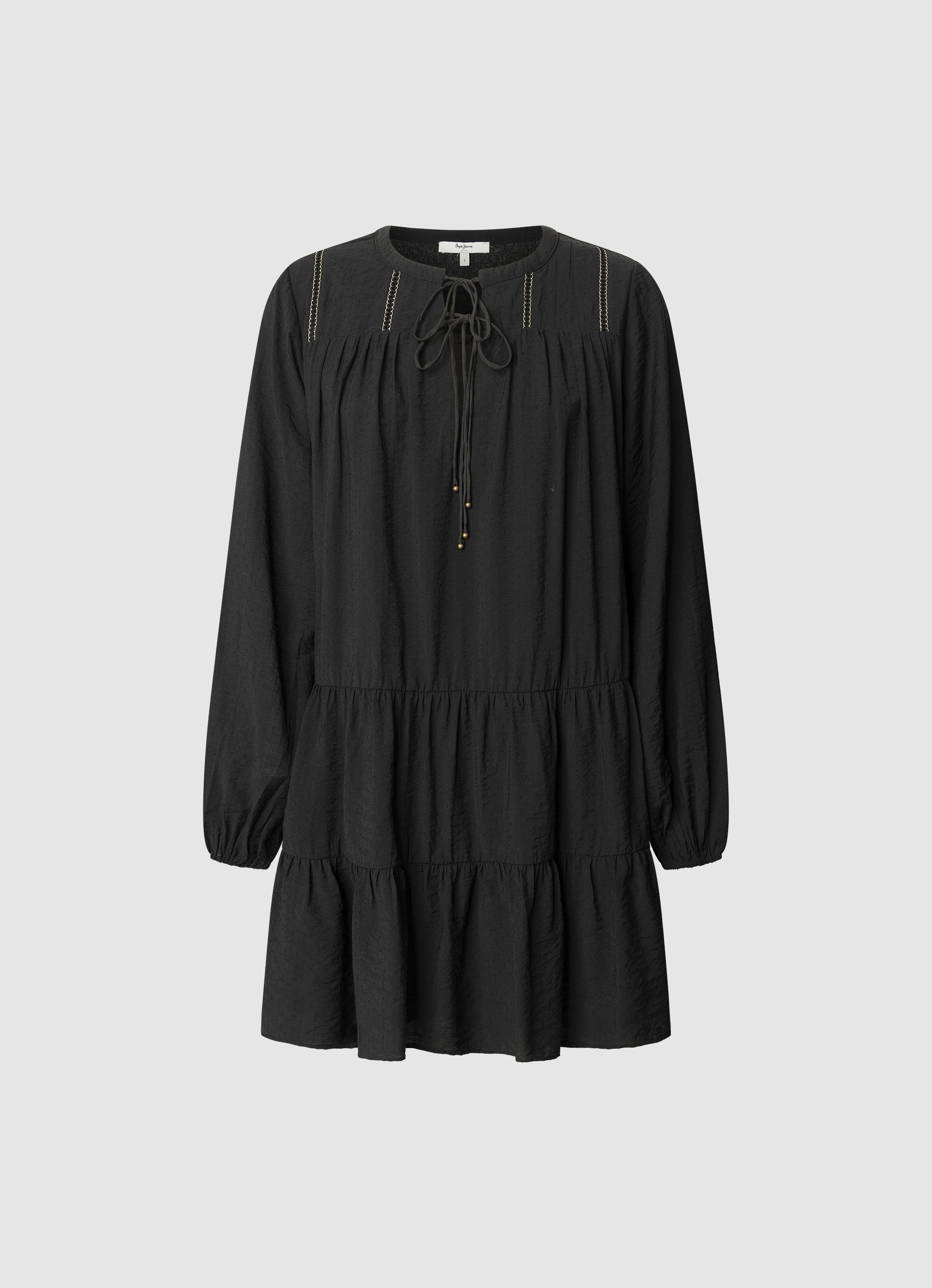 Pepe Jeans Tunikakleid »PAULE DRESS«, mit Stufenschnitt