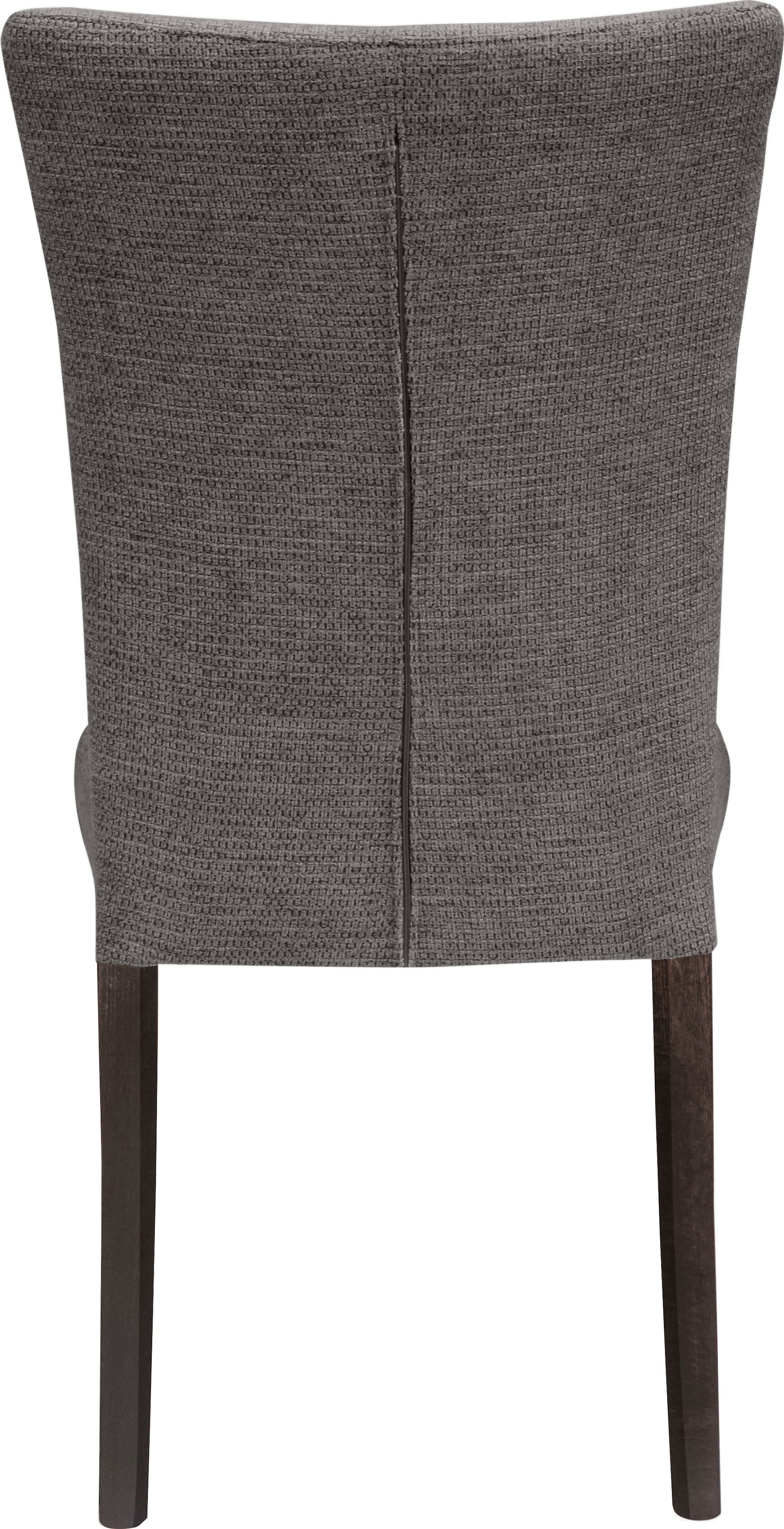 Home affaire 4-Fussstuhl »Aspen«, (Set), 2 St., Softstruktur, Beine aus massiver Buche, wengefarben lackiert