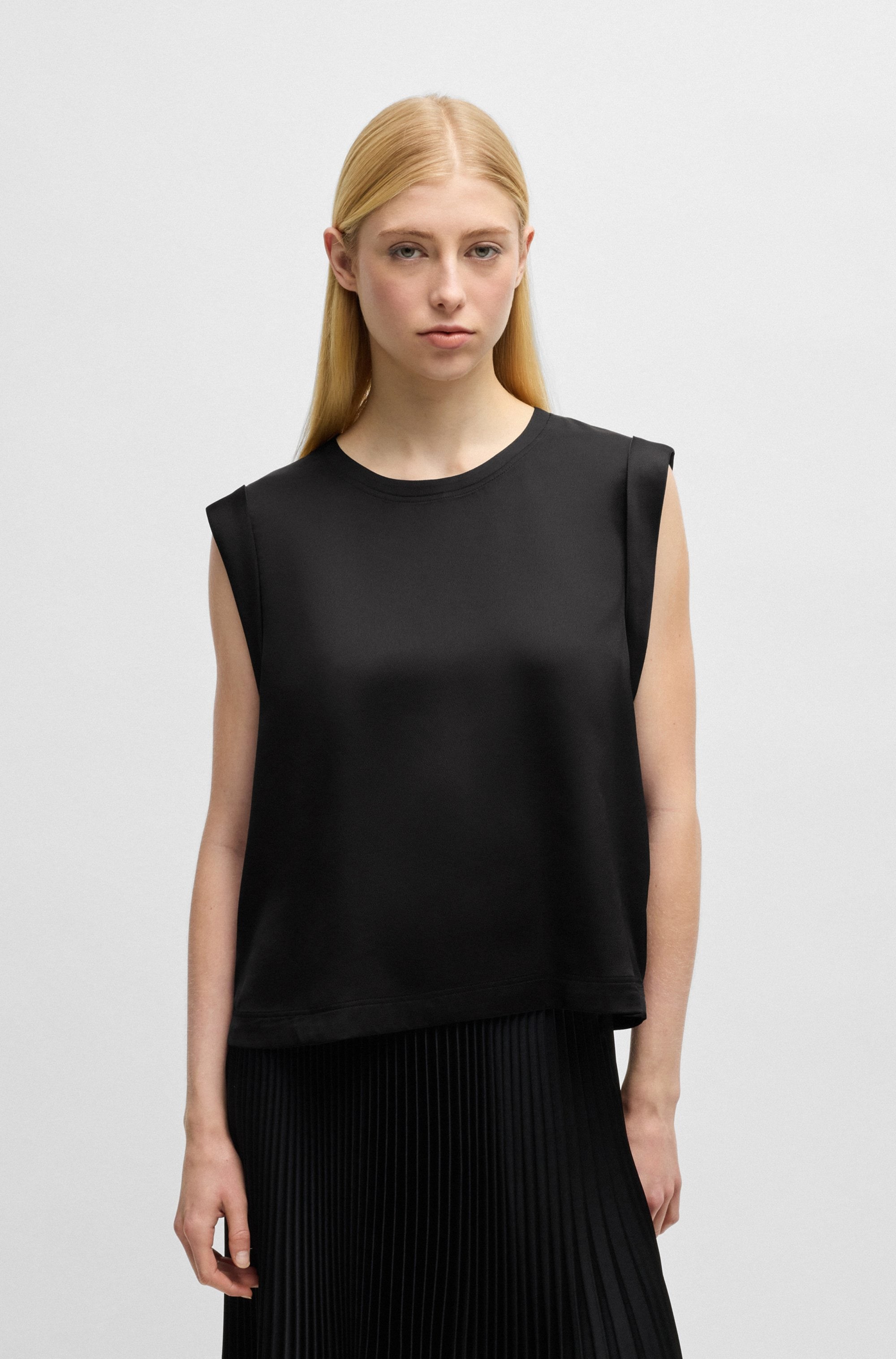 BOSS ORANGE Klassische Bluse »Ieaska Premium Damenmode« Satin Qualität