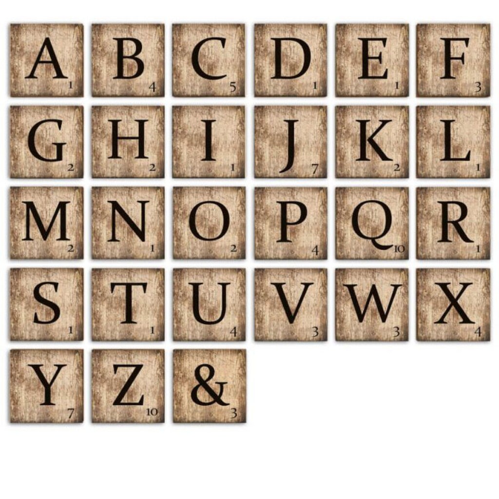 Wall-Art Deko-Buchstaben »Scrabble Deko Buchstaben 15cm«