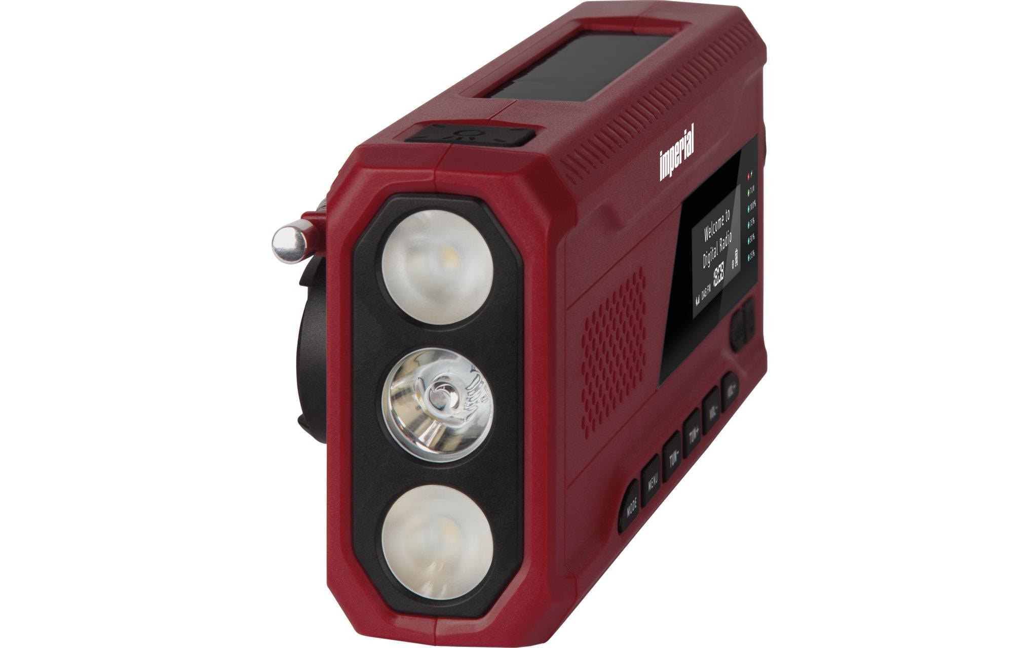 IMPERIAL Digitalradio (DAB+) »DABMAN OR 2 Neonrot«, (Digitalradio (DAB+)-FM-Tuner)
