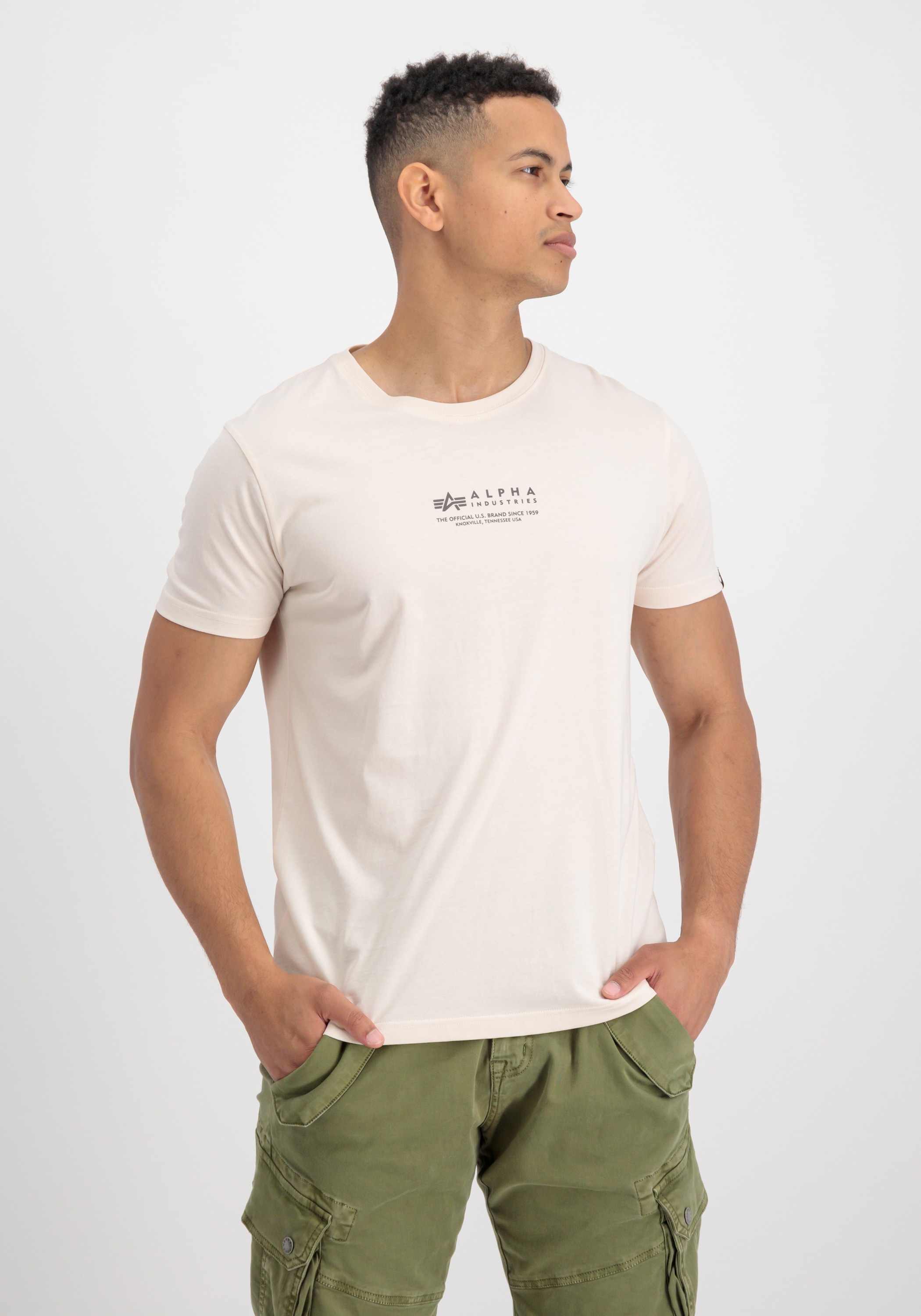 Alpha Industries T-Shirt »Alpha Industries Men - T-Shirts Alpha Wording T-Shirt«