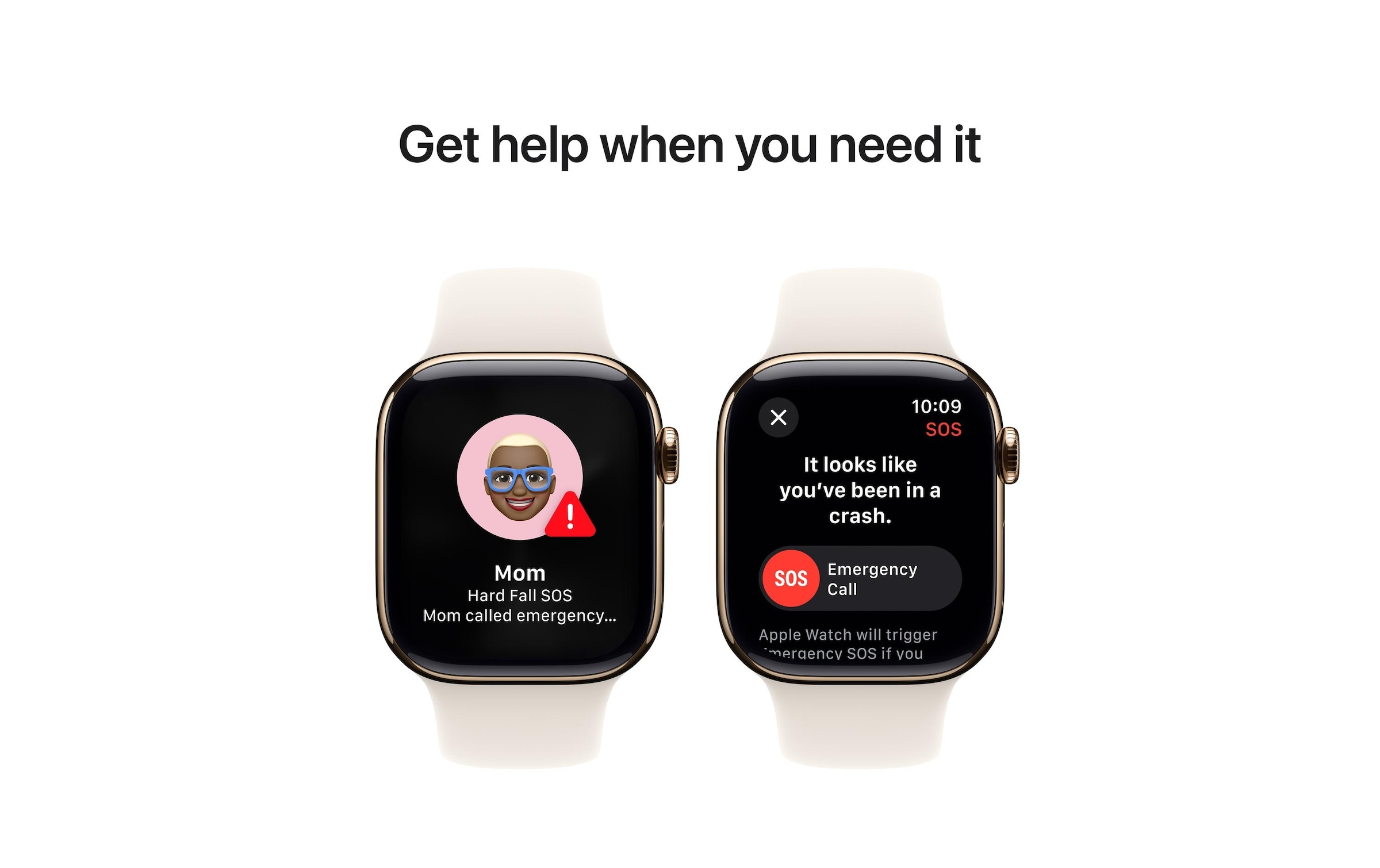 Apple Watch Series 10 Titan, 42 mm, GPS + Cellular, Sport Band S/M, Goldfarben